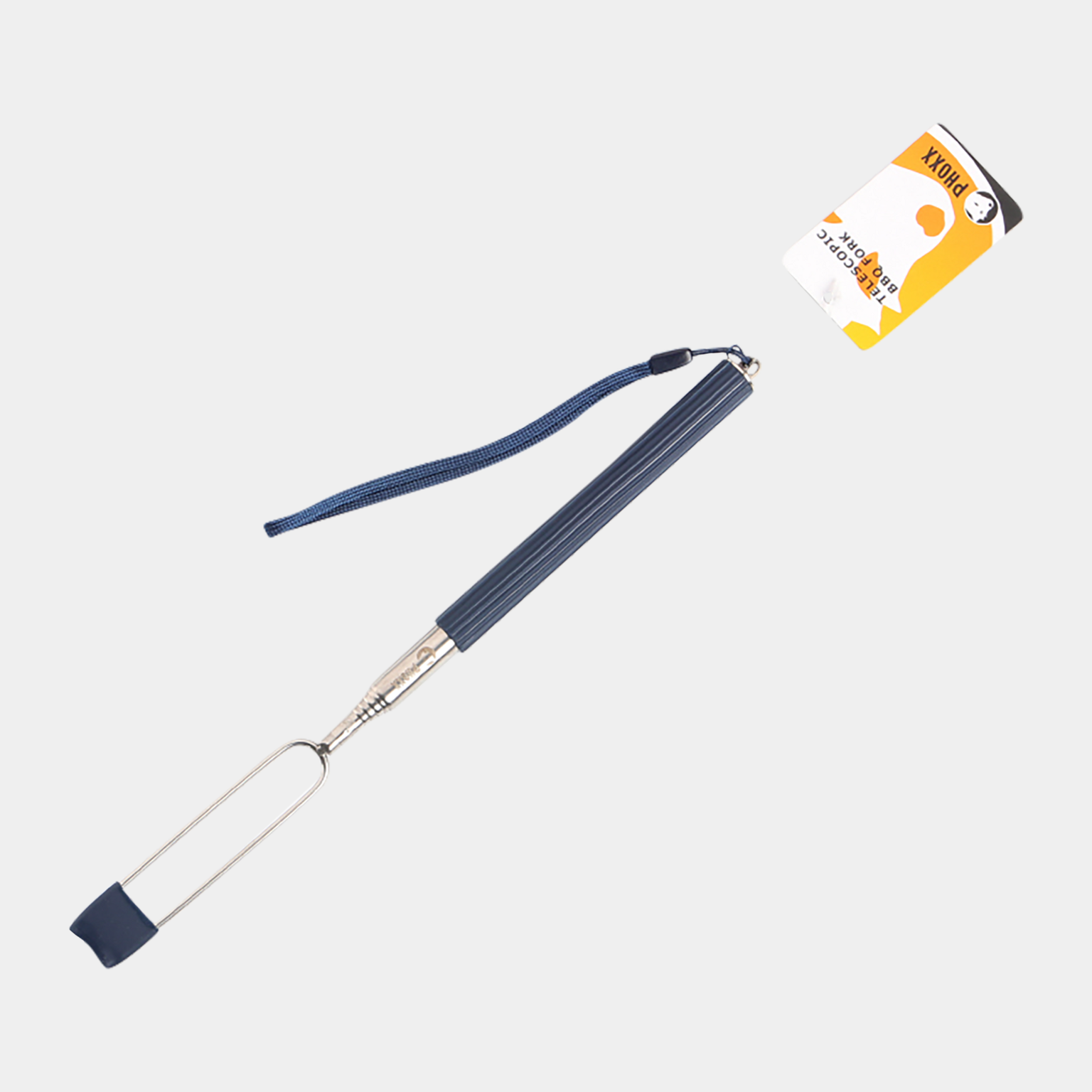 Silicone Handle BBQ Fork, grillitikku - full image 1