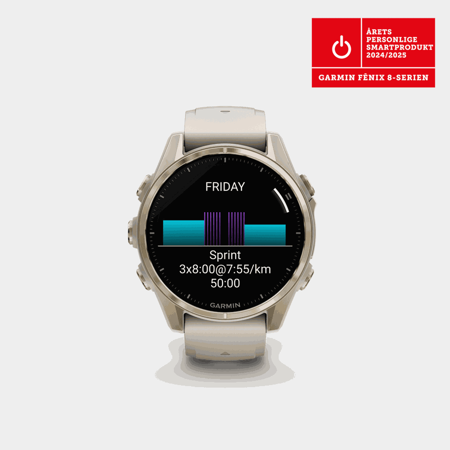 fenix 8 – 43 mm, AMOLED, Sapphire, älykello - full image 1