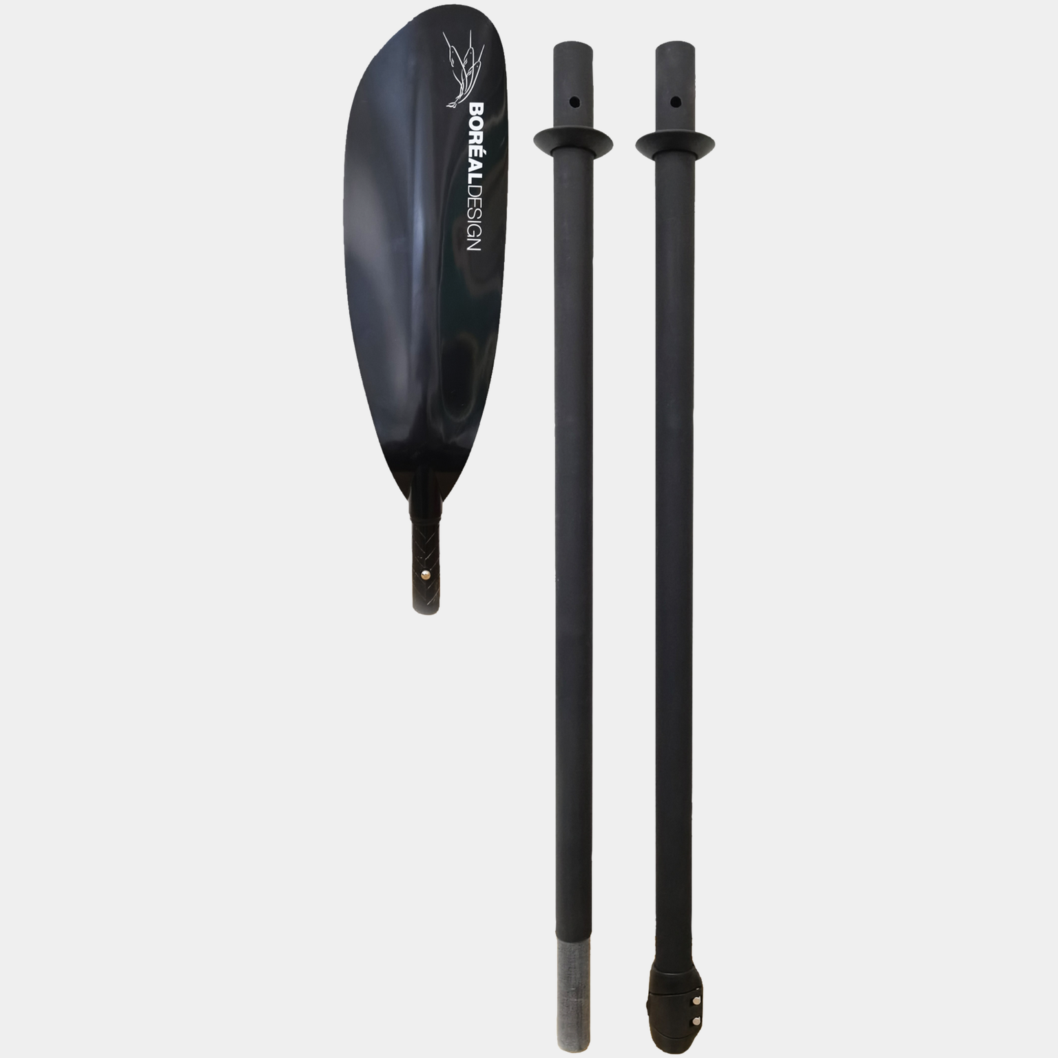 Tour 4 piced FiberGlas paddle 230 cm, mela - full image 1
