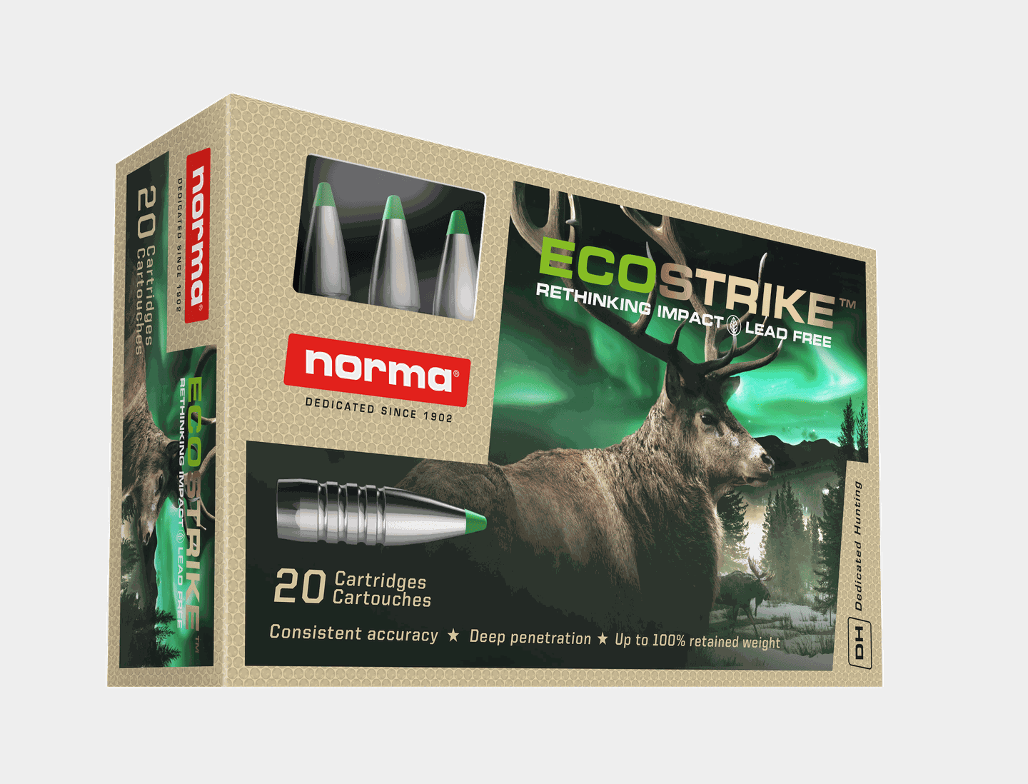 Norma Ecostrike 30-06 165gr / 7g, kivääriammukset - full image 1