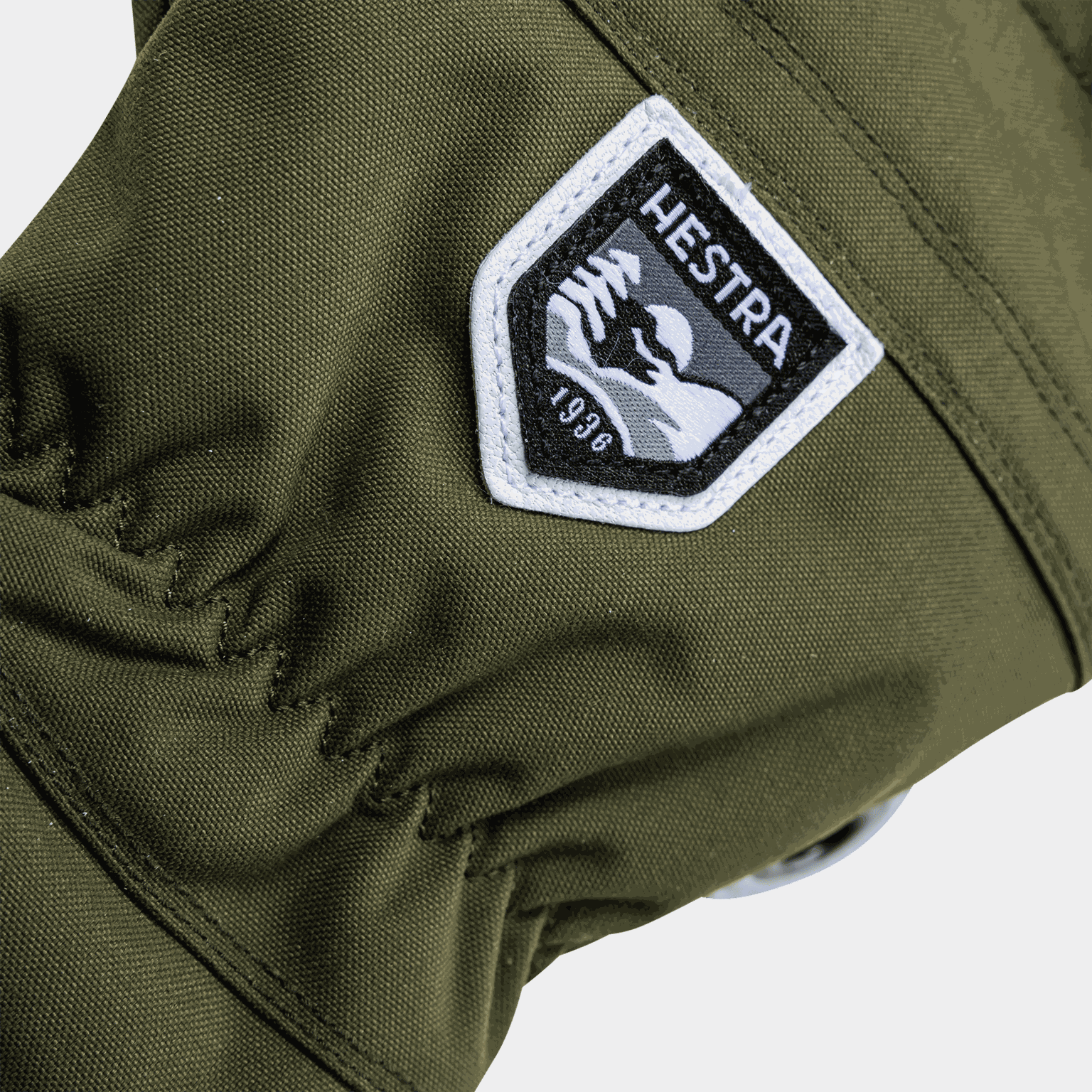 Alpine Glove Army leather Heli ski - 5 finger 25/26, lasketteluhanskat - full image 2