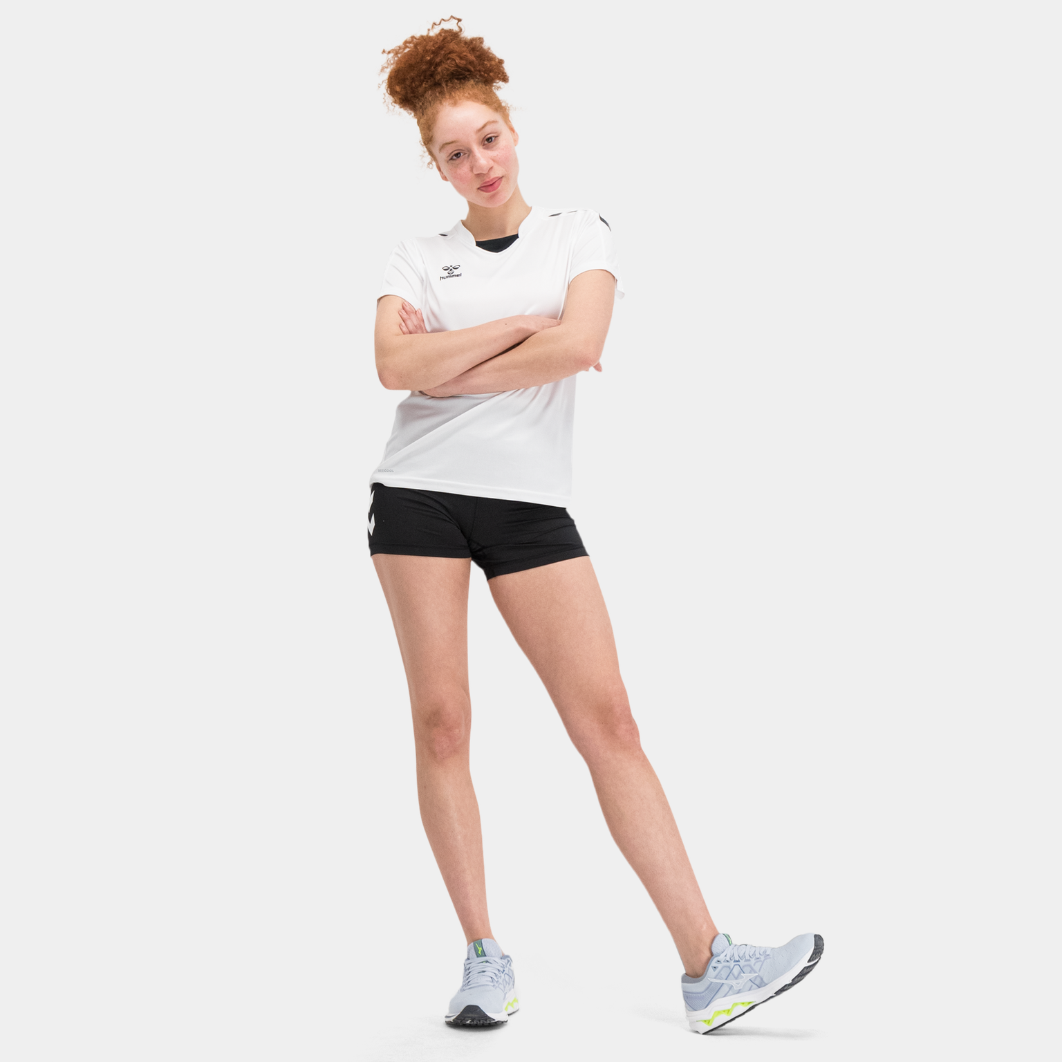 hmlCORE XK Poly Jersey Short Sleeve, harjoituspaita naisille - full image 4