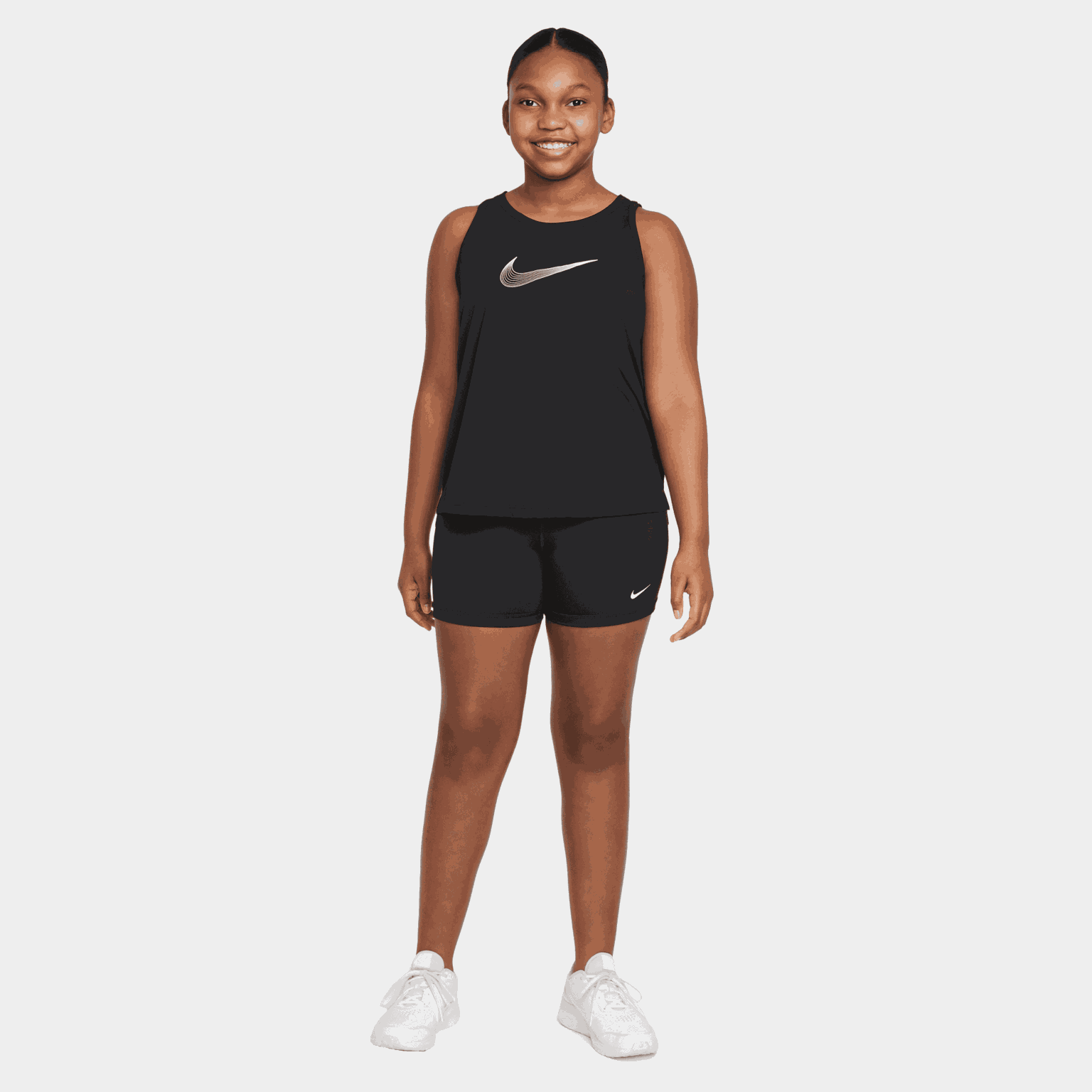 Pro Dri-FIT Plus Size, nuorten treenishortsit - full image 4