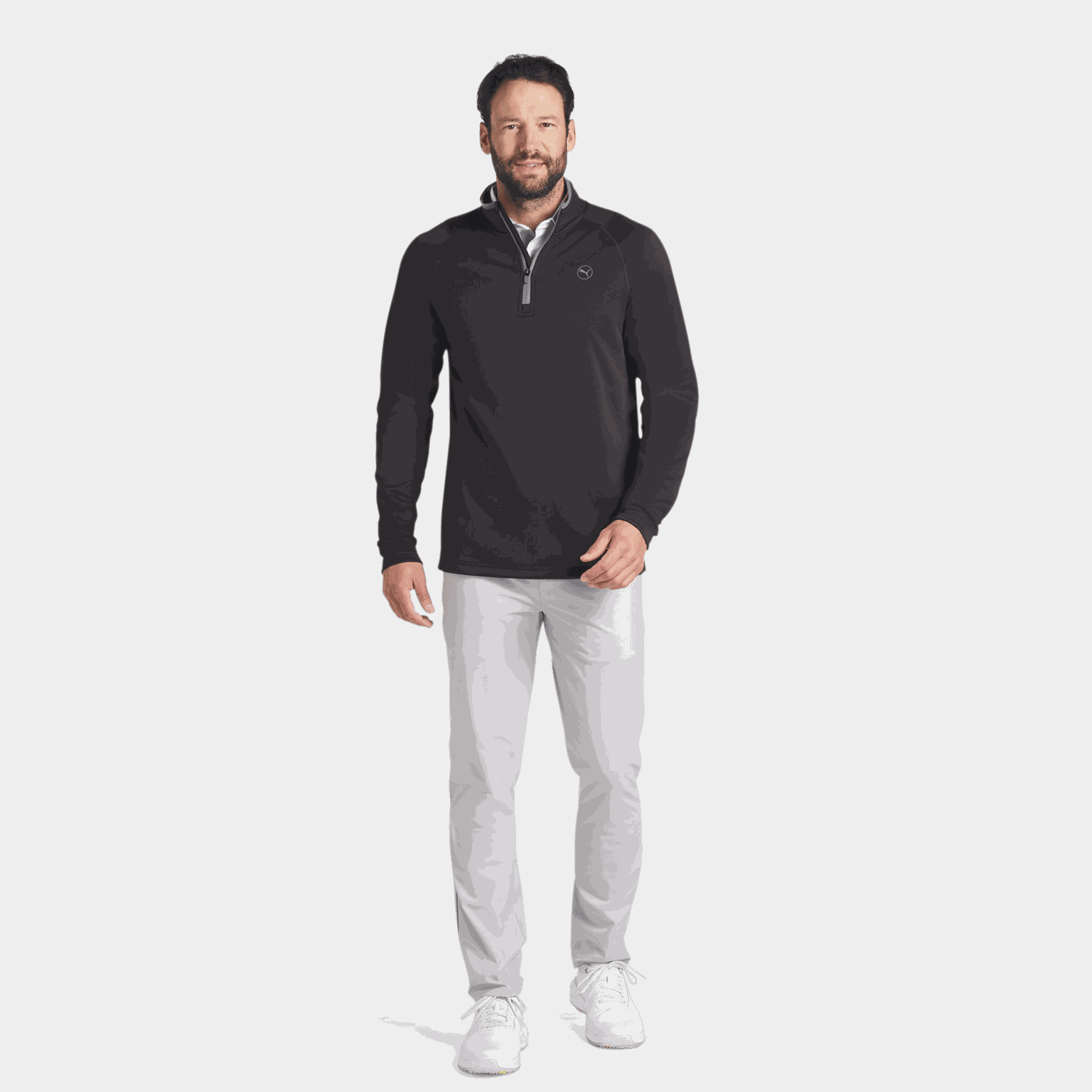 Waffle Fleece 1/4 Zip, miesten golfpaita - full image 4
