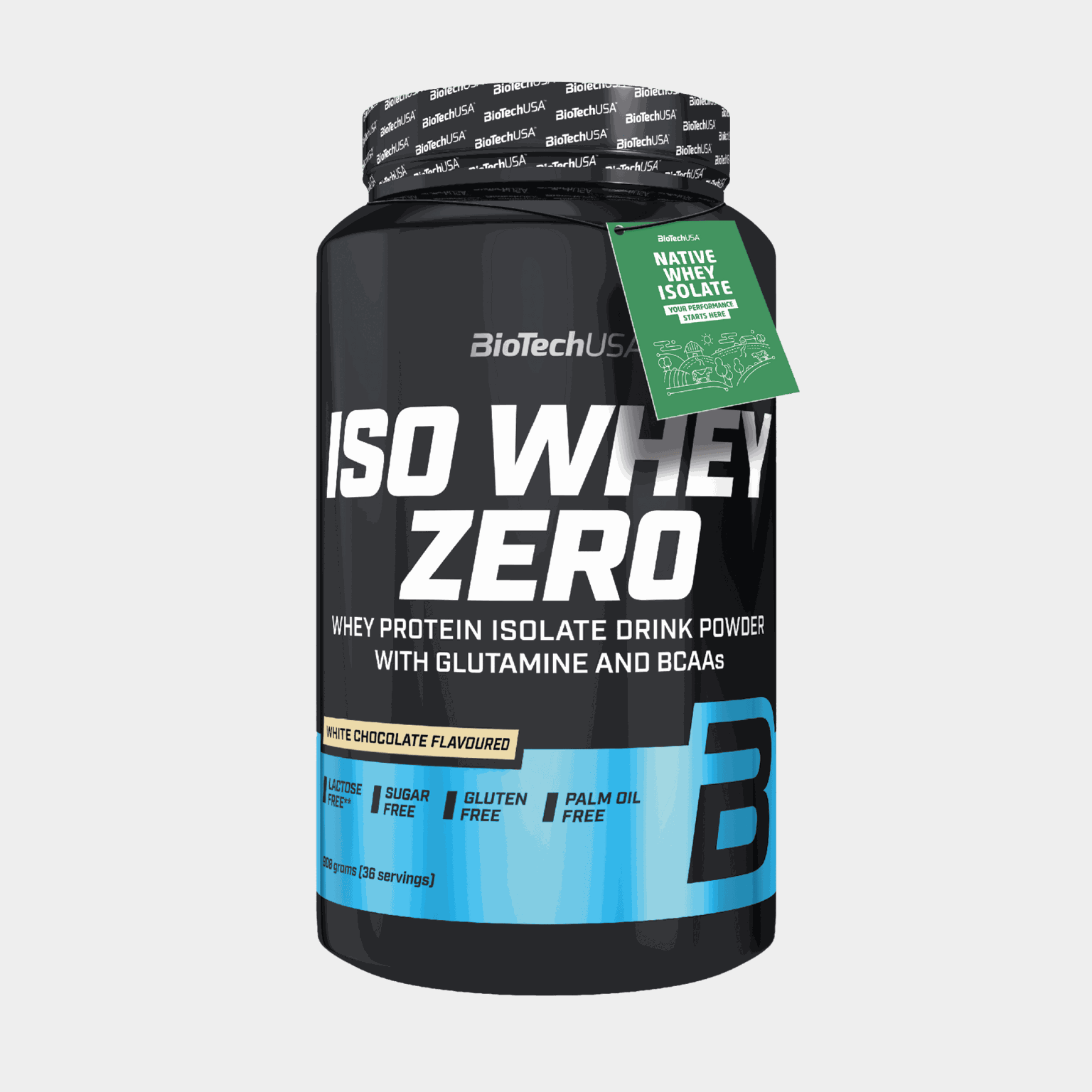 Iso Whey Zero 908g White chocolate, proteiinijauhe - full image 1