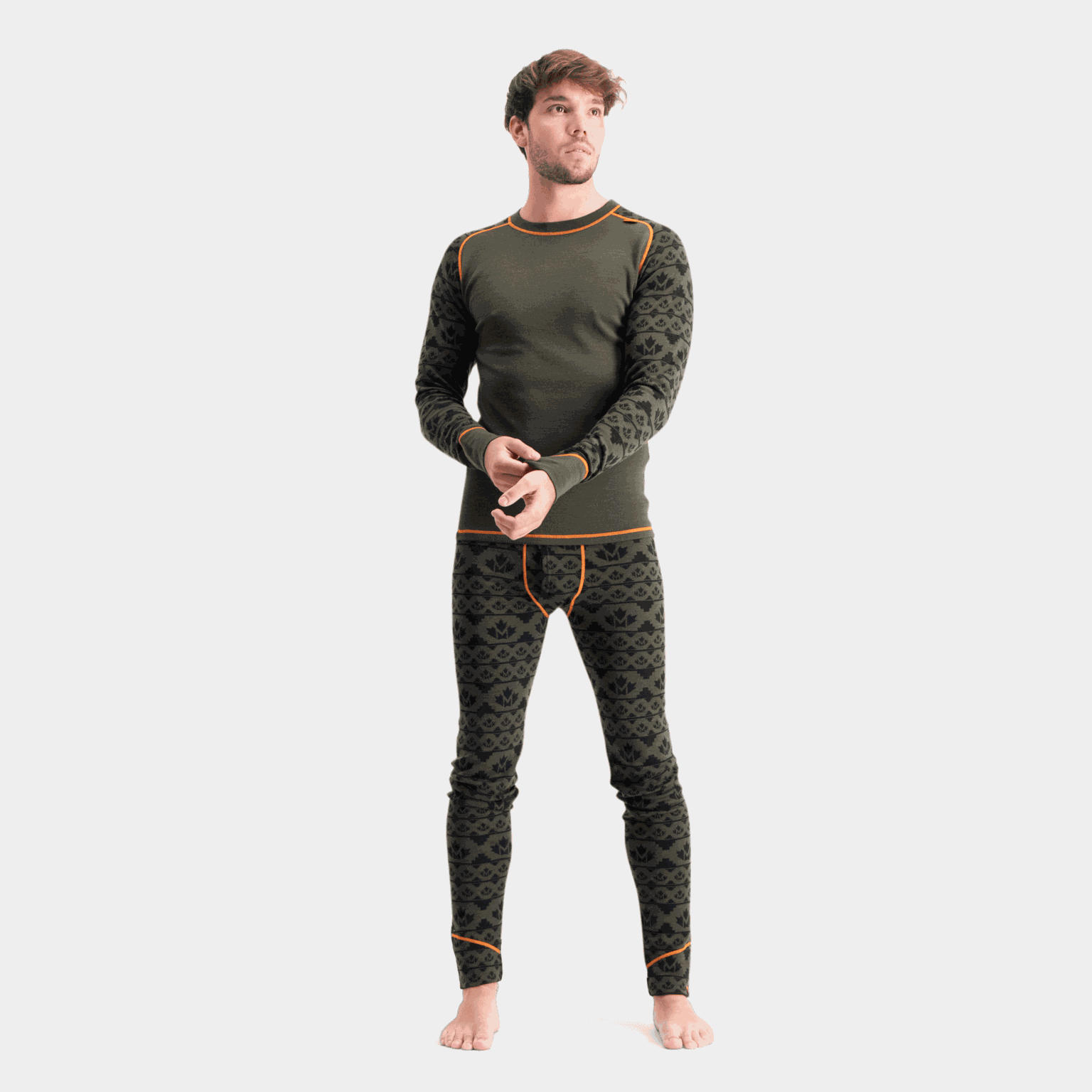 Yukon 2-layer Wool Longs, kerrastohousut - full image 4