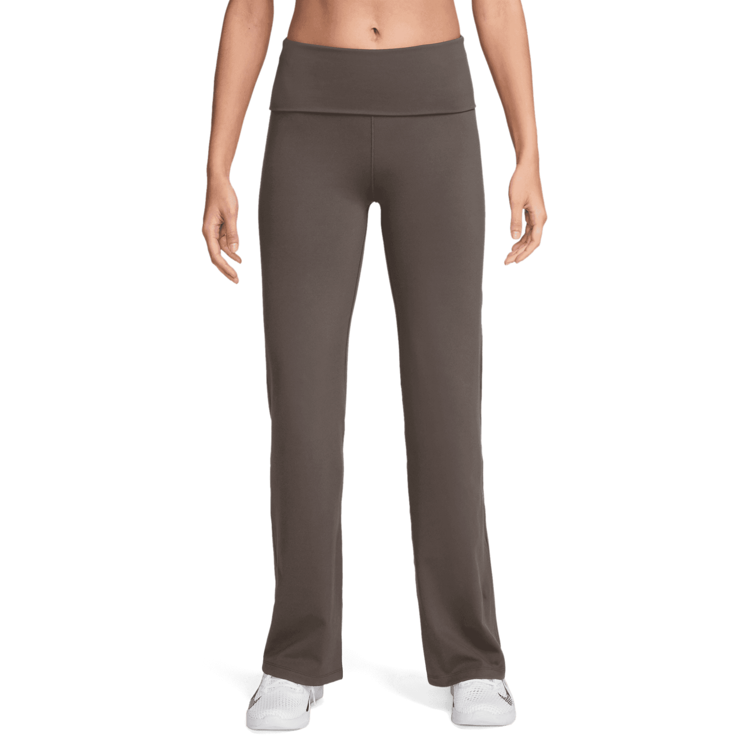 Nike One High-Waisted Fold-Over Pant, женские тренировочные брюки