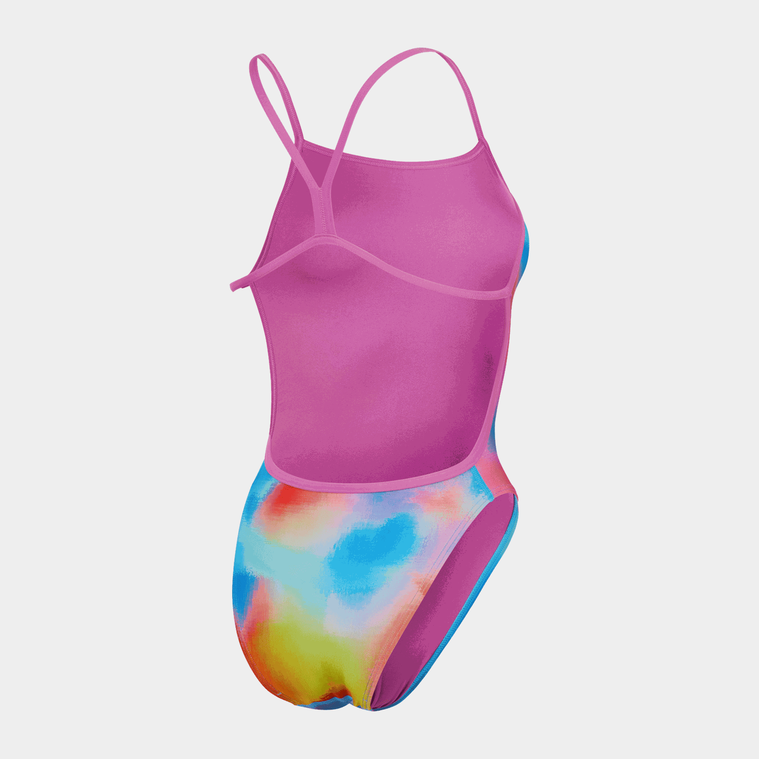 Womens Allover Digital Vback, naisten uimapuku - full image 2