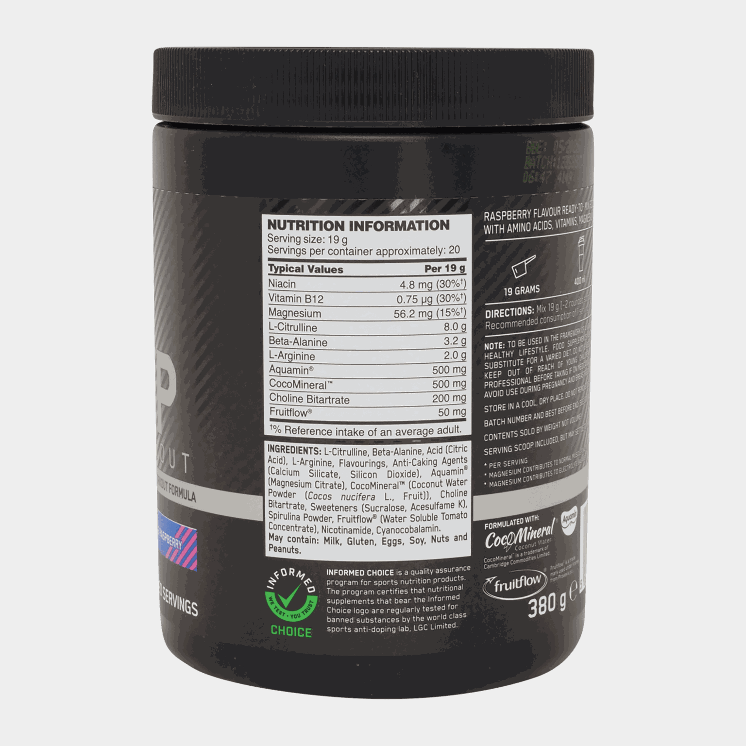 Platinum Pump Pre-workout, pre-workout-jauhe - full image 2
