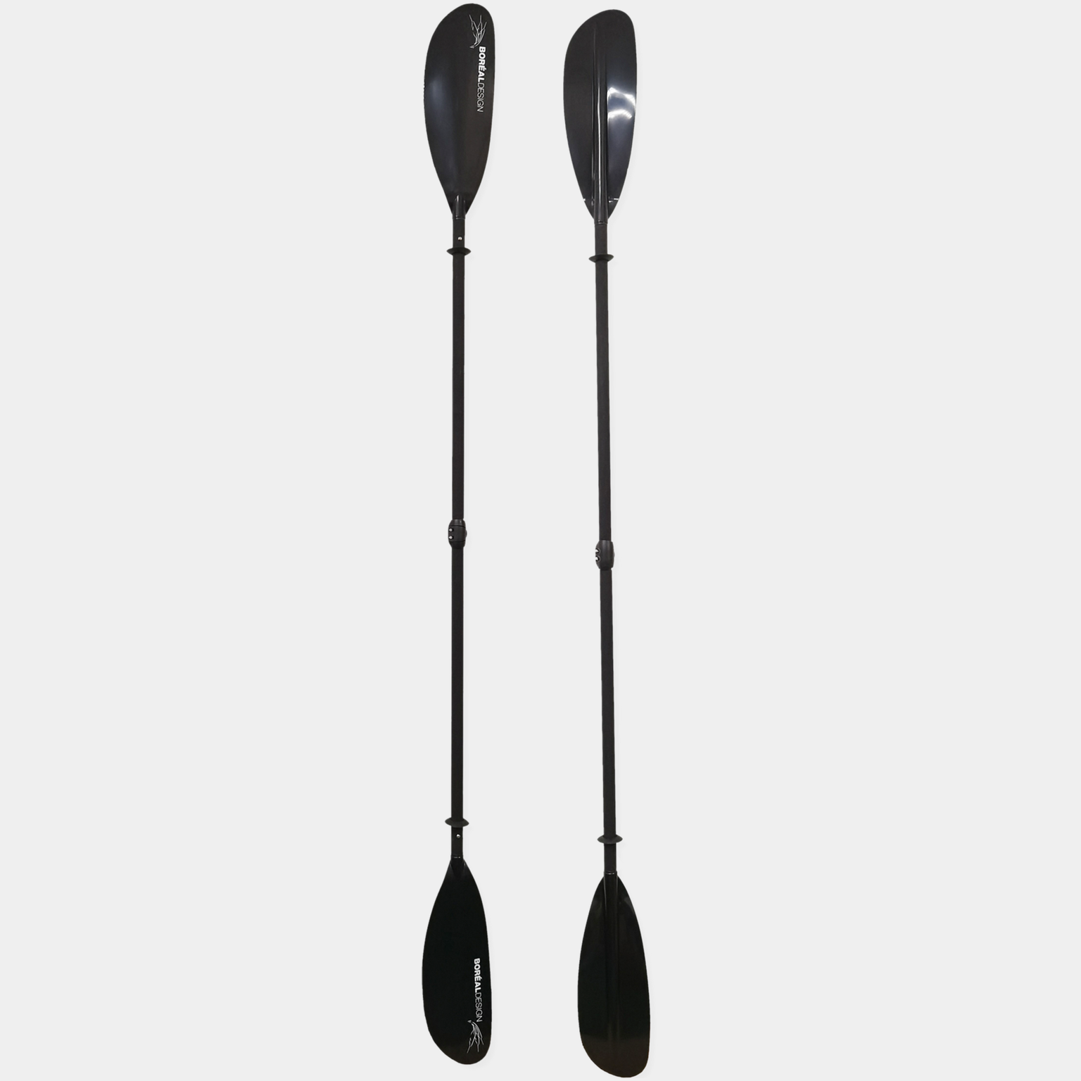 Tour 4 piced FiberGlas paddle 230 cm, mela - full image 2