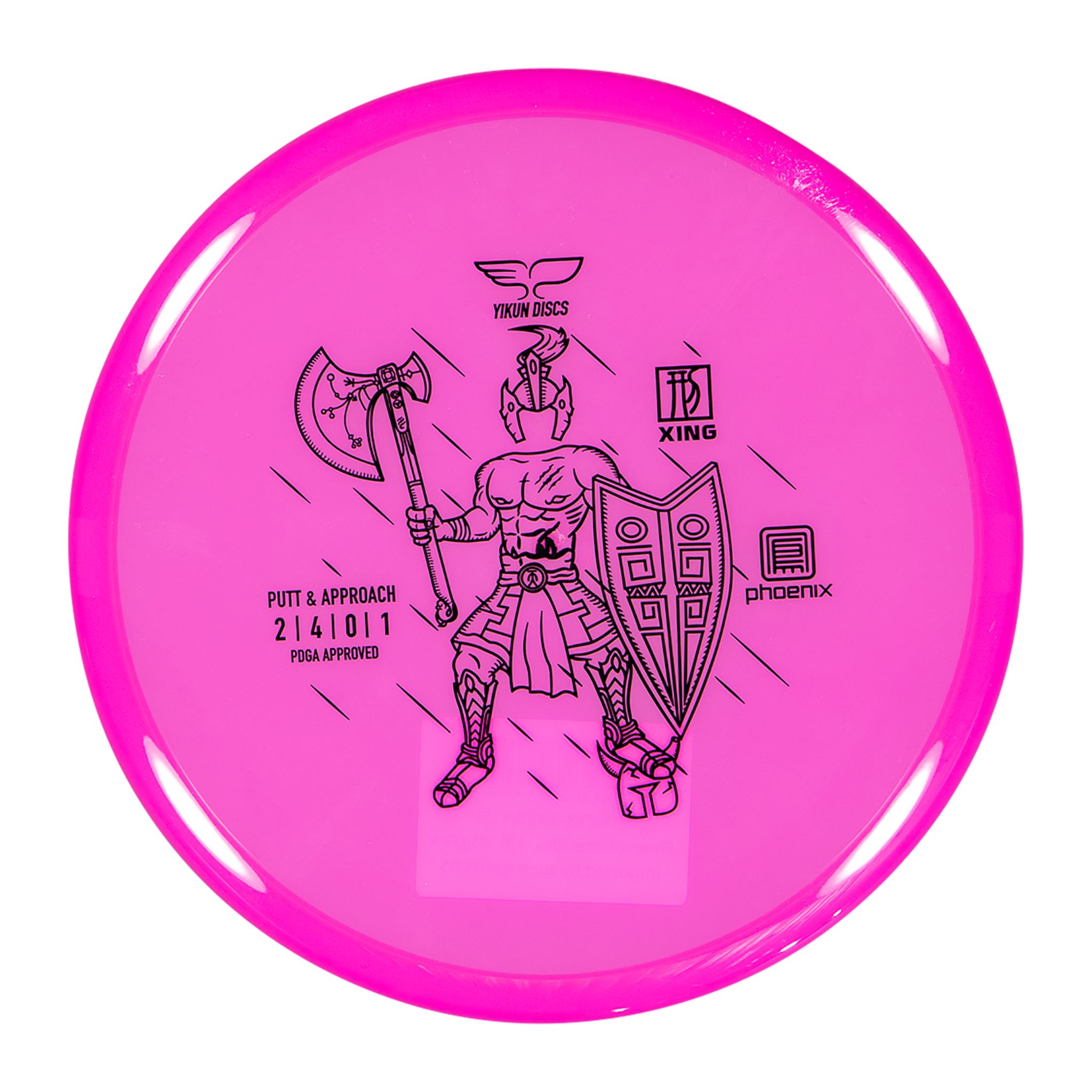 YIKUN Phoenix Putter Xing, 170-175 г Розовый, клюшка для фрисби-гольфа