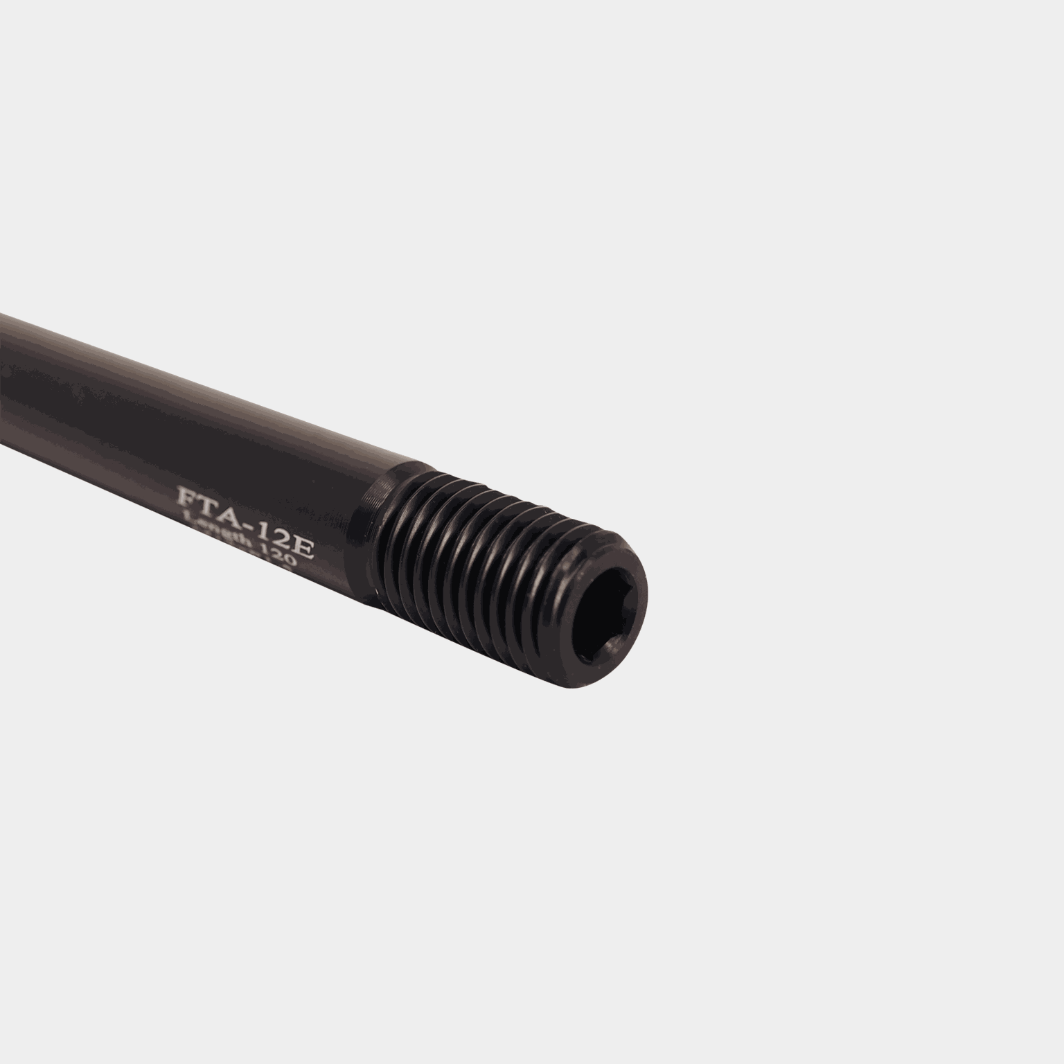 XTA-12E Front Thru Axle | L: 120mm, TL: 20mm, TP: M12xP1.5 - full image 3