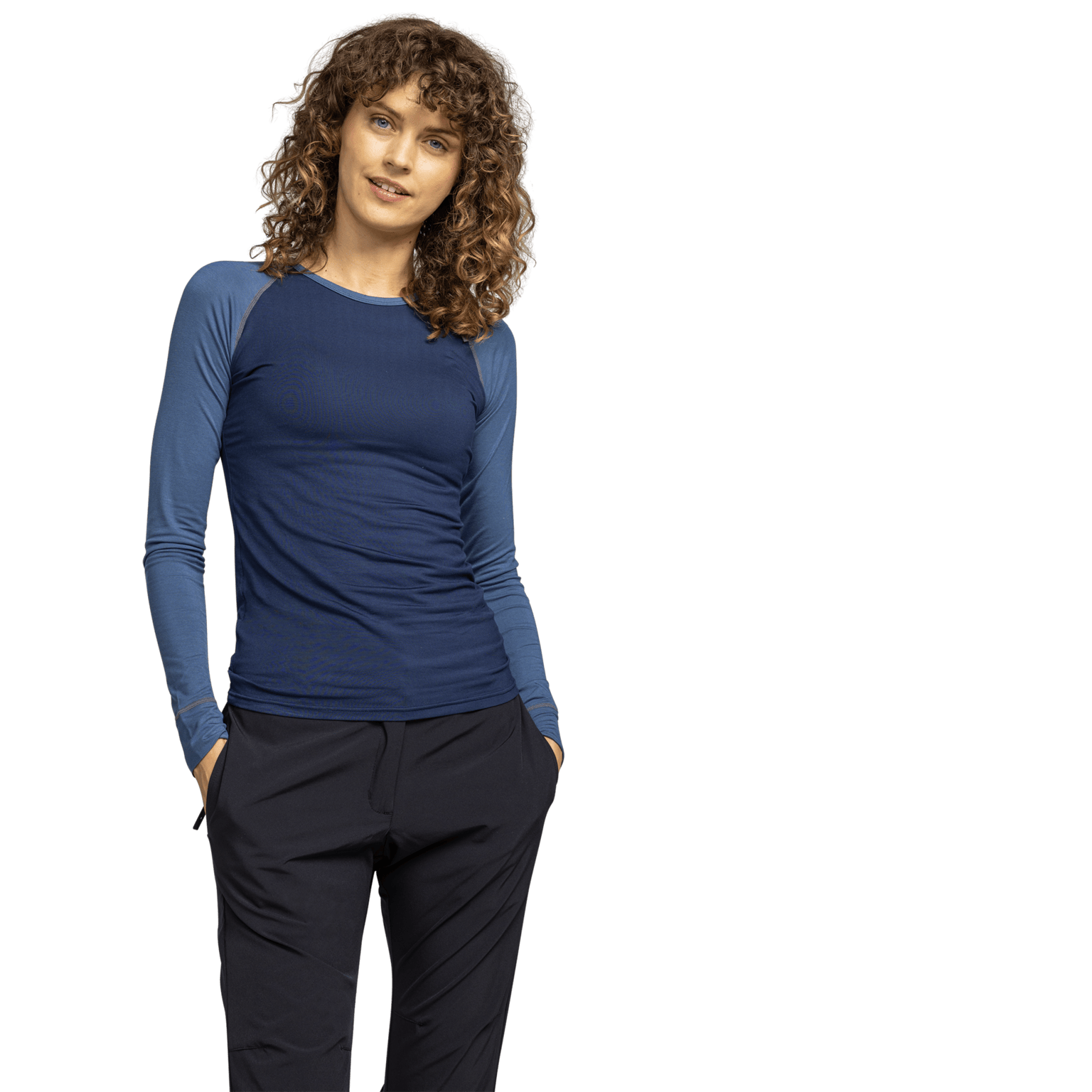 Stormberg Falkenberg Bamboo Roundneck, женская техническая многослойная рубашка