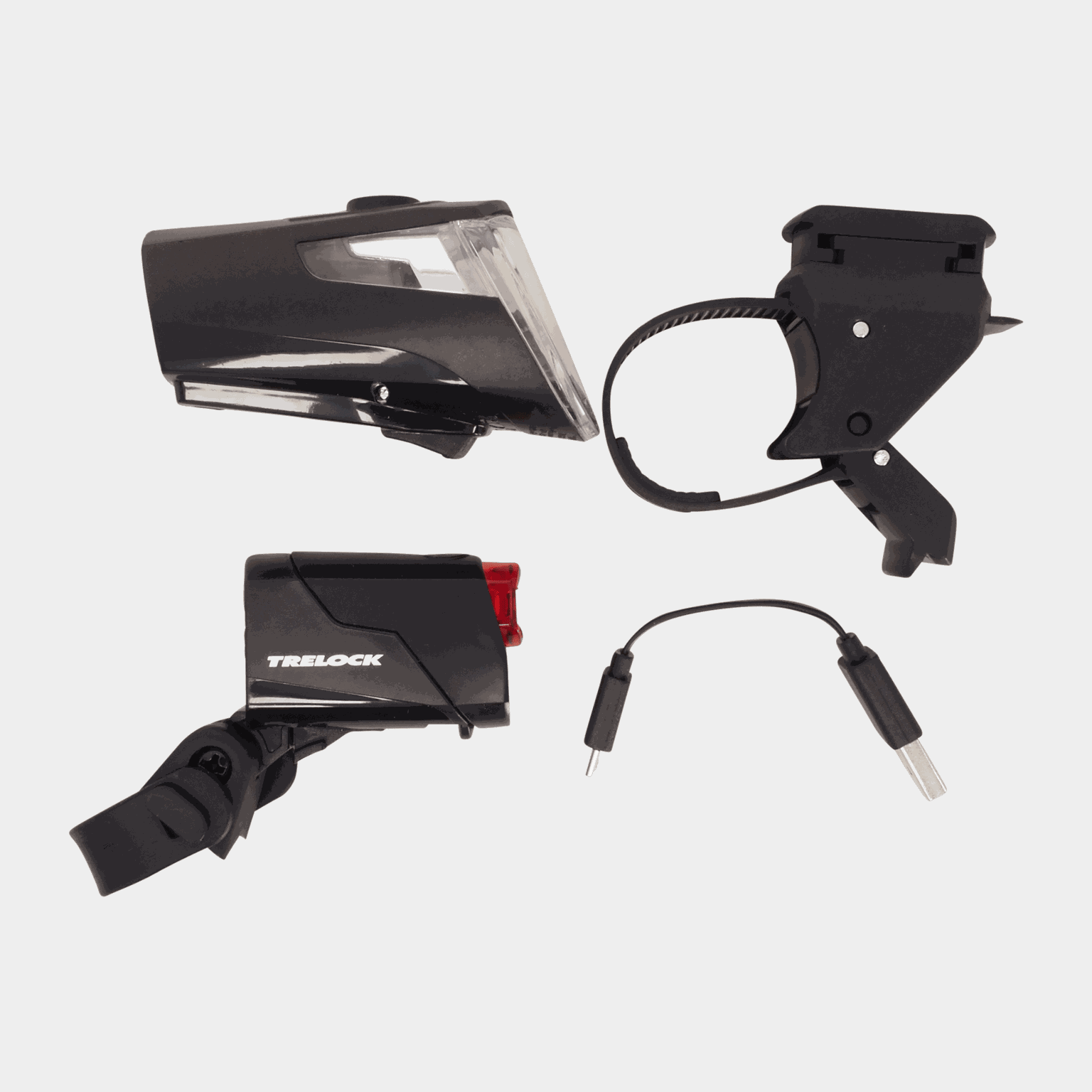 LS360 Frontlight + LS720 Rear Light set, polkupyörän etu-/takavalo - full image 1