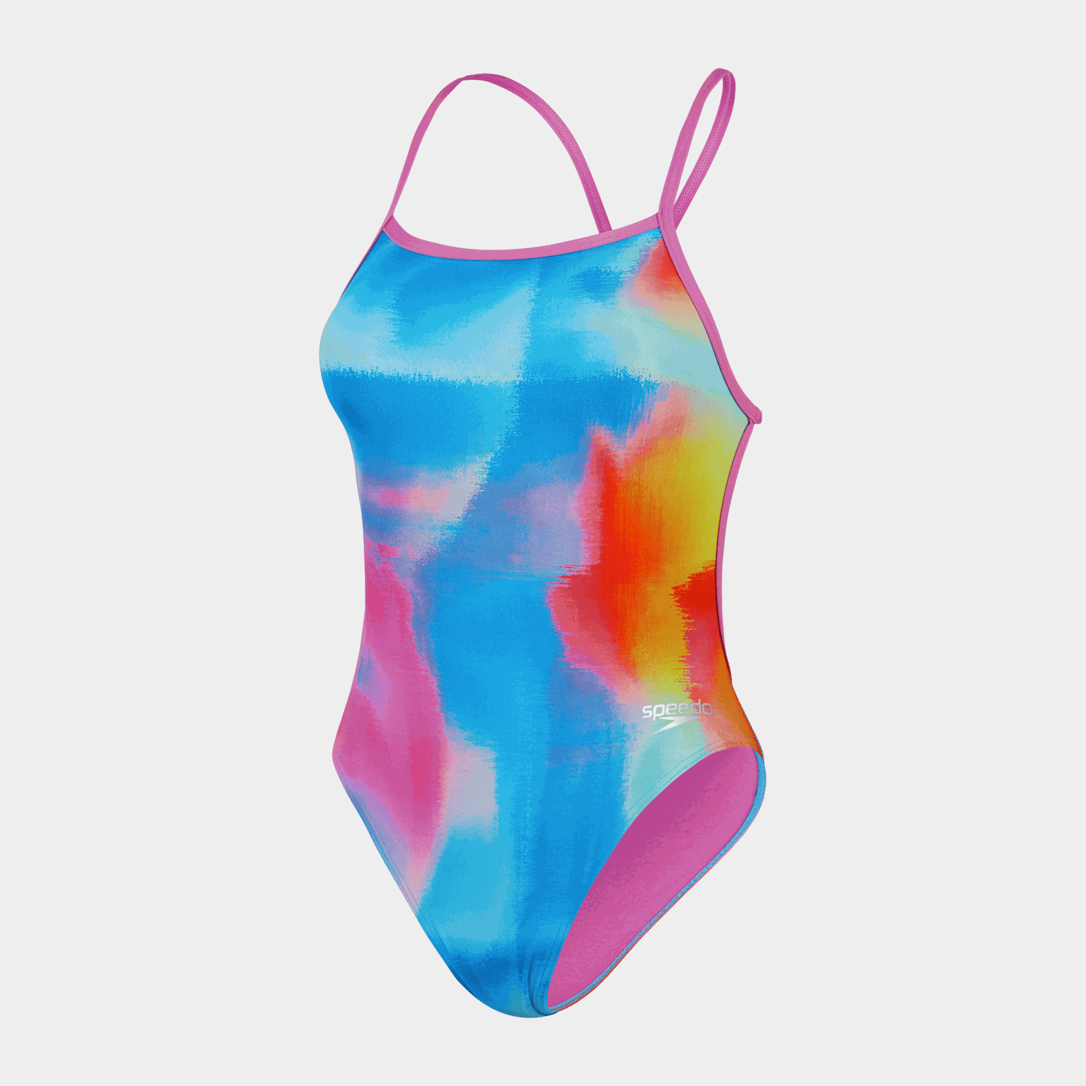 Womens Allover Digital Vback, naisten uimapuku - full image 1