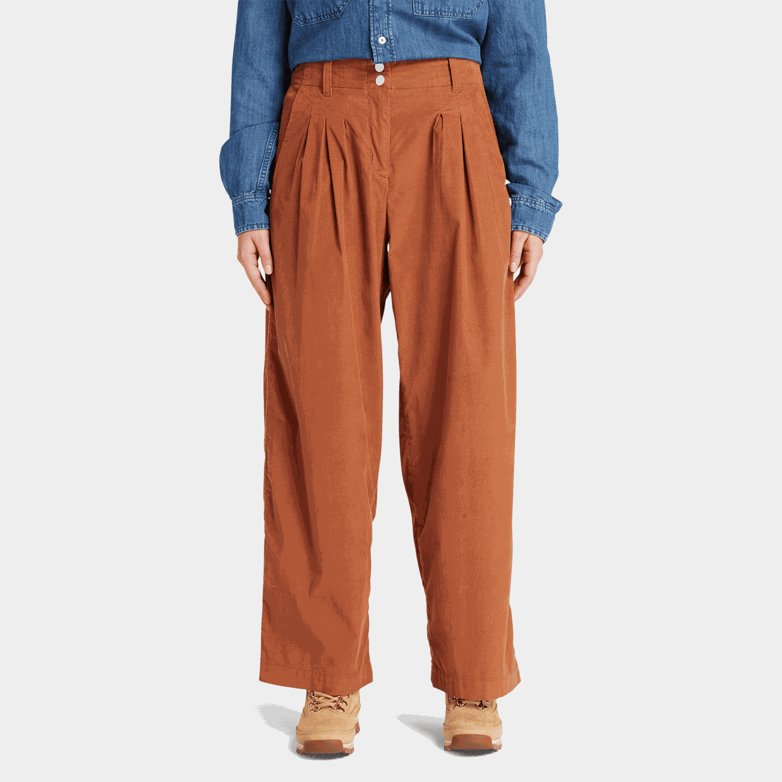 Corduroy Wide Leg Pant, naisten housut - full image 1