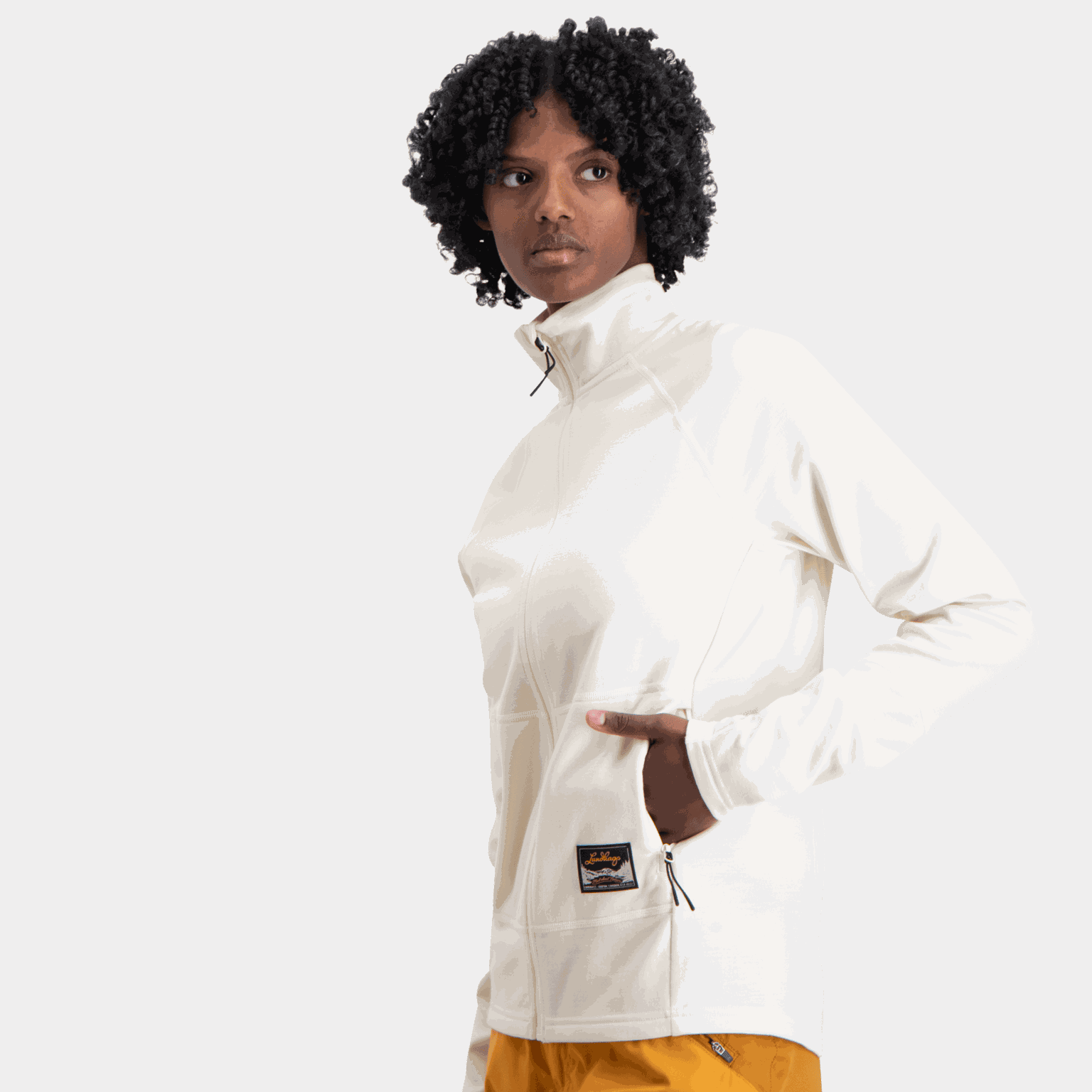 Tived Merino Full Zip nisten villatakki - full image 3