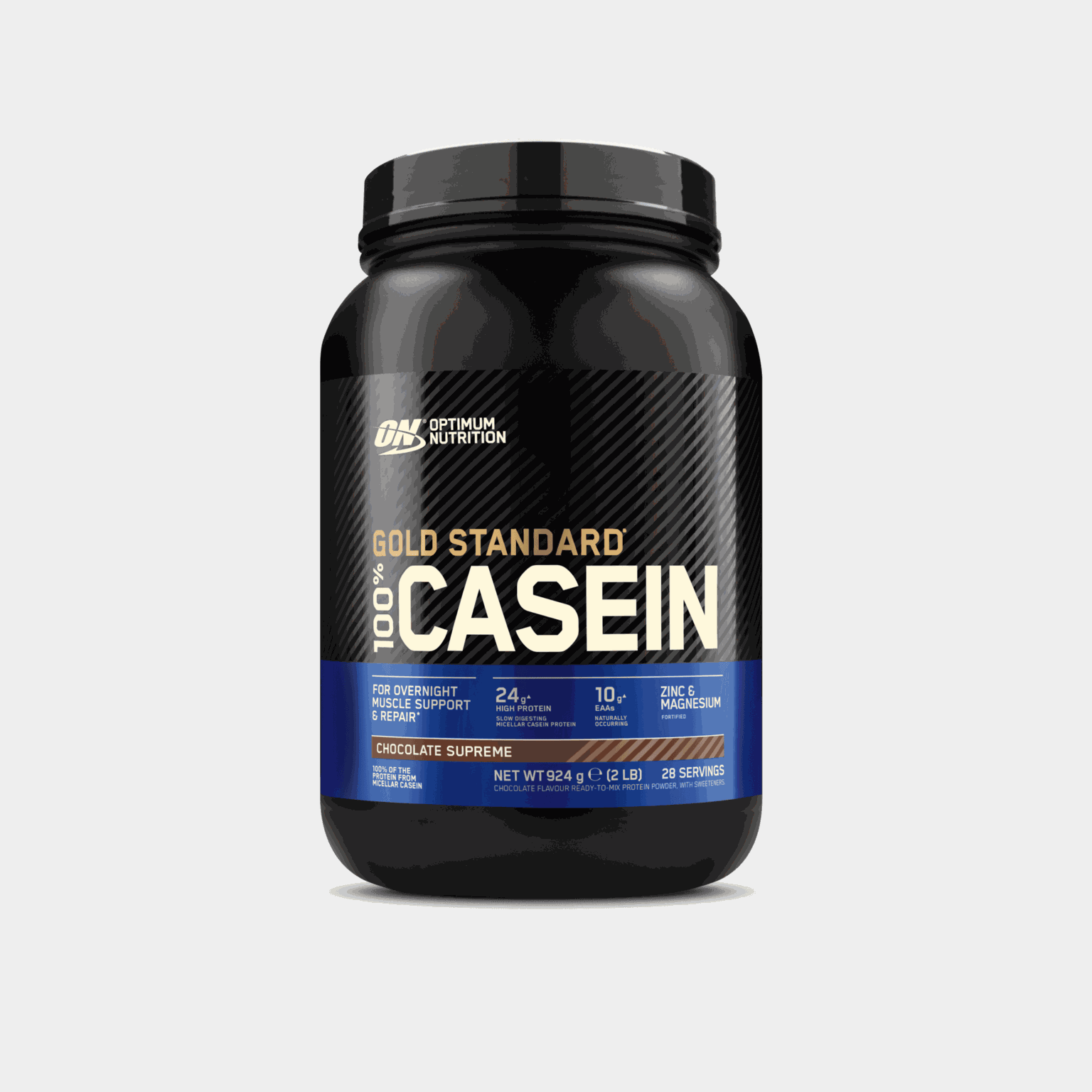 100% Gold Standard Casein Chocolate Supreme, proteiinijauhe - full image 1