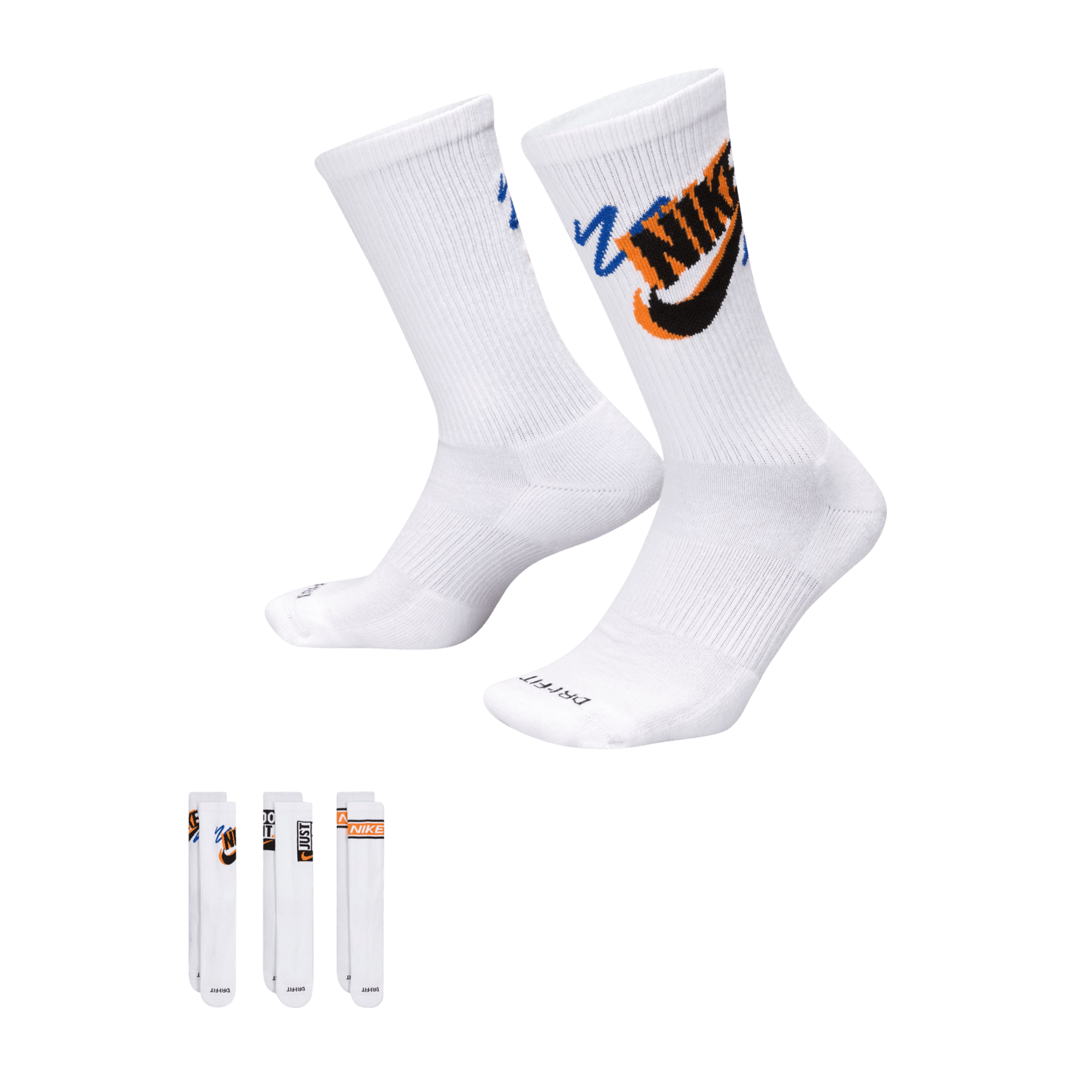 Nike U Nk Ed Pls Crew 3Pr Sport 144, носки, унисекс