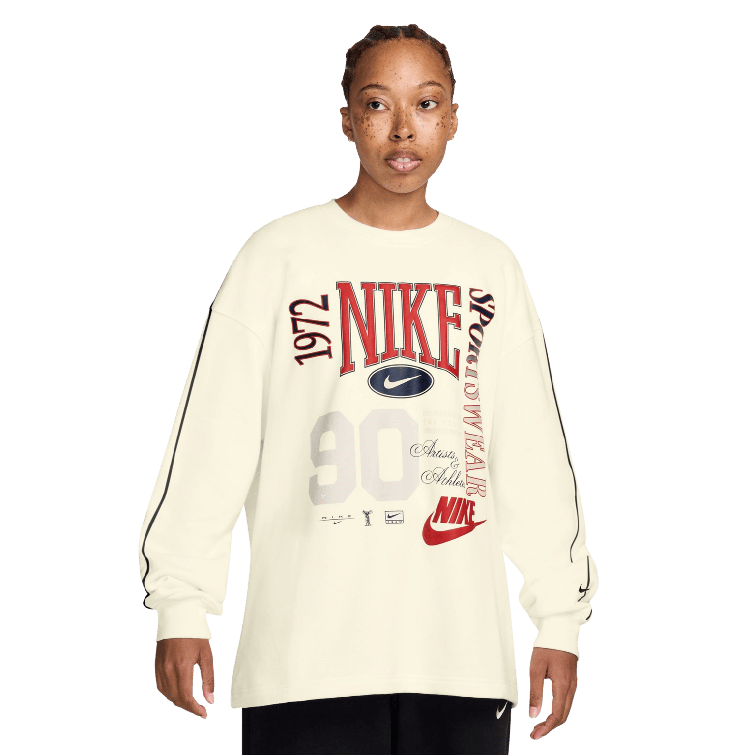 Женская рубашка Nike Nsw Street Flc Crew