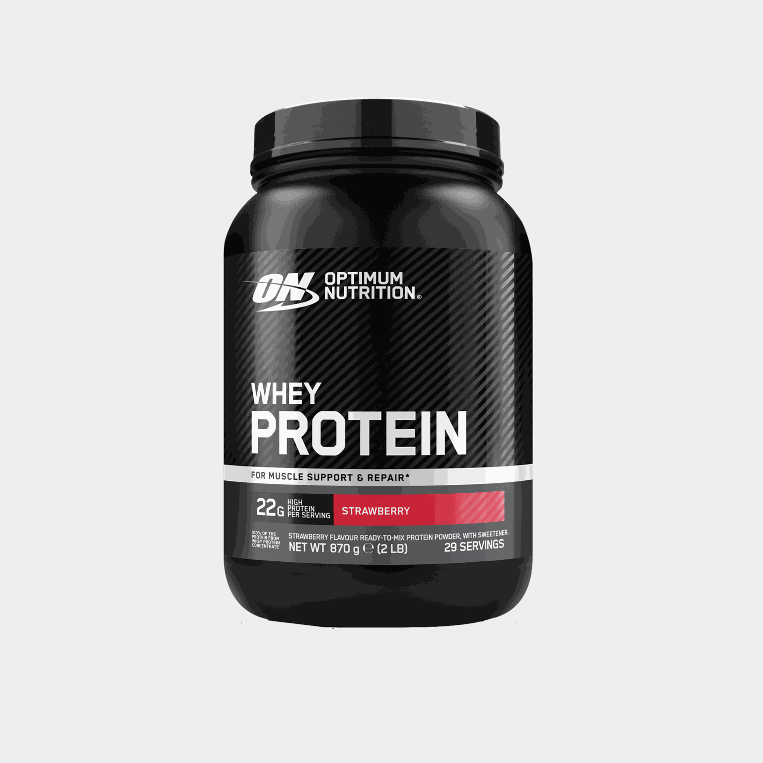 Whey Strawberry, proteiinijauhe - full image 2