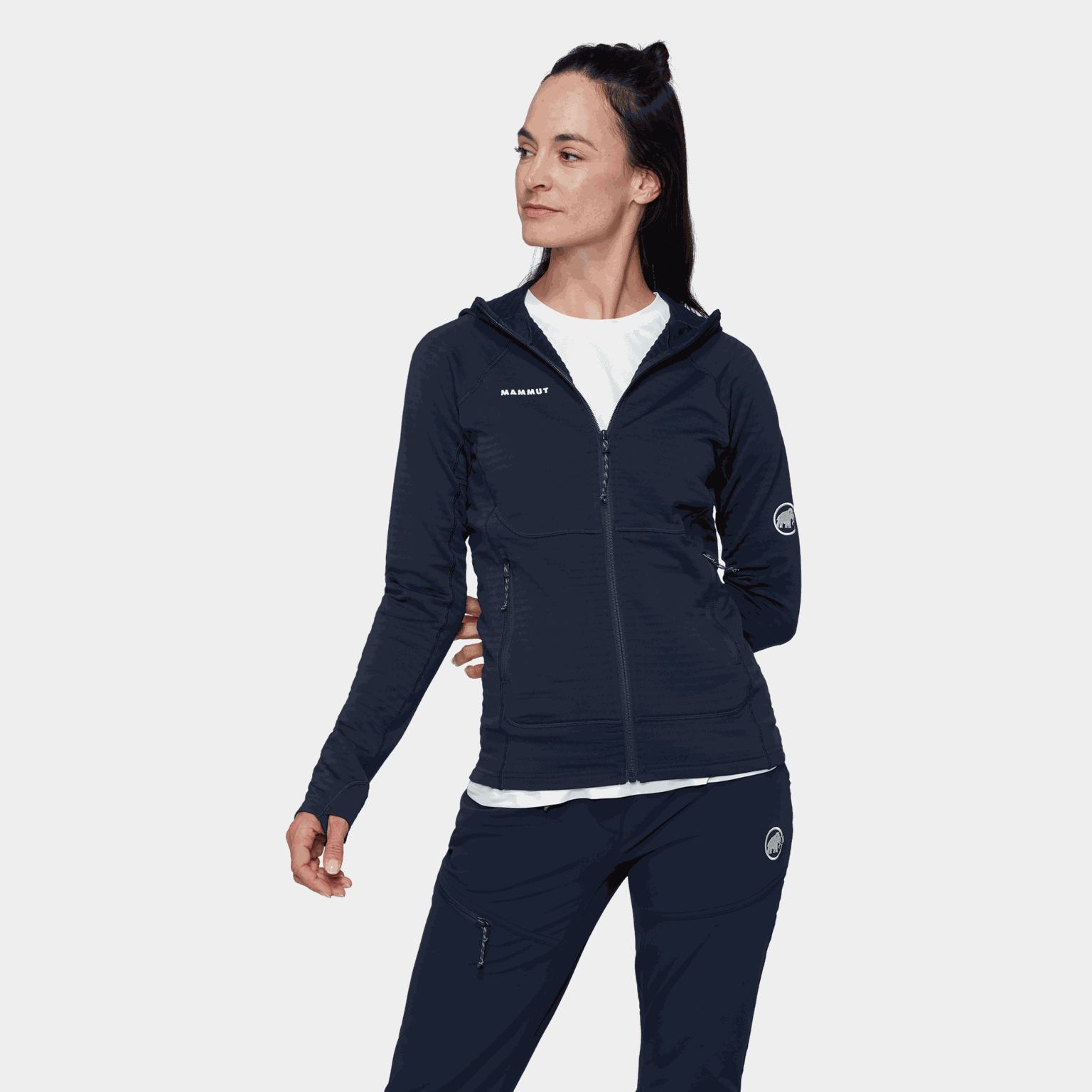Taiss ML Hooded Jacket, Naisten fleecetakki - full image 2
