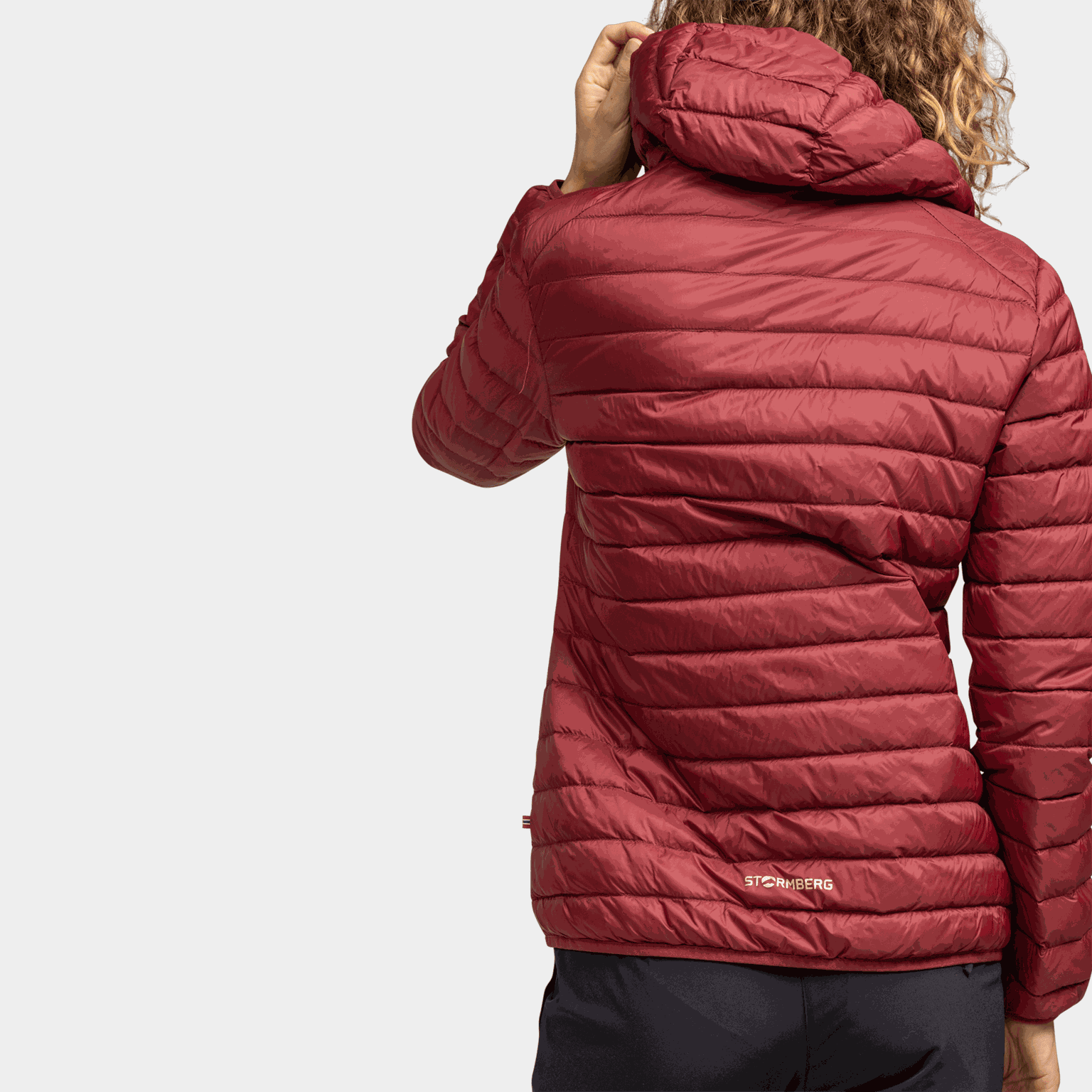 Stavfjell Down Hood Jacket, naisten untuvatakki - full image 3