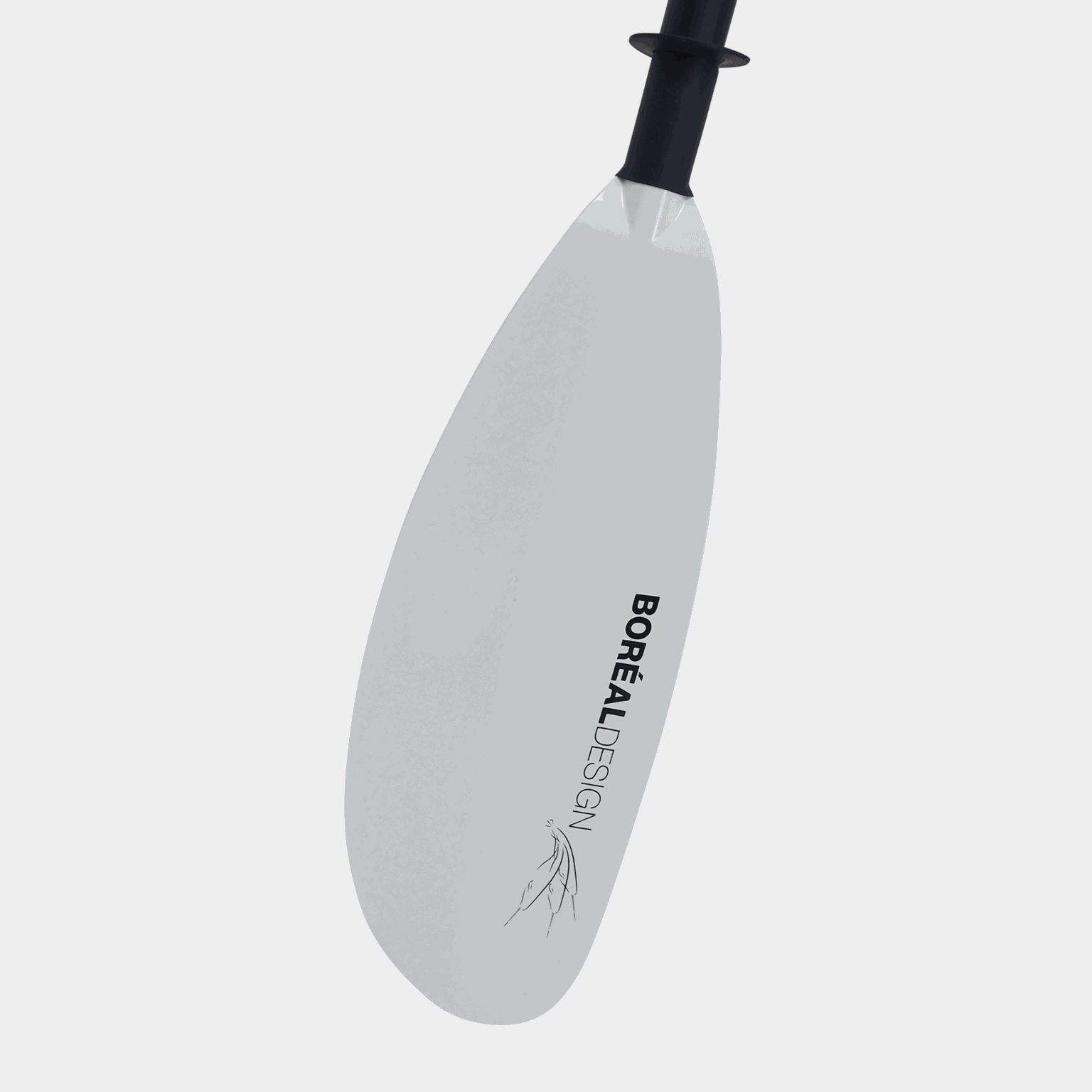 Tour FiberGlas paddle 220-230 cm, mela - full image 3