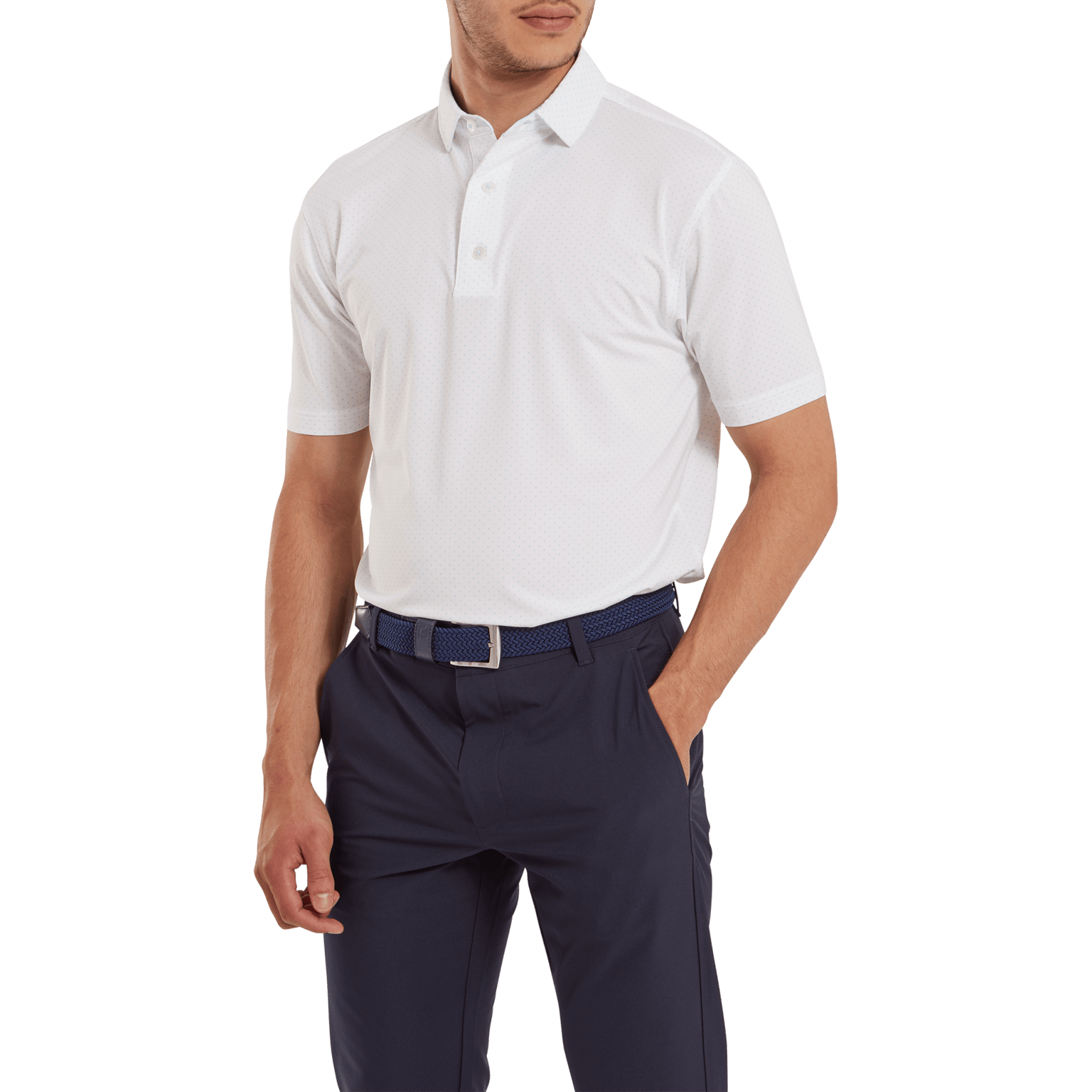 Мужская рубашка поло Footjoy Stretch Lisle Dot Print99