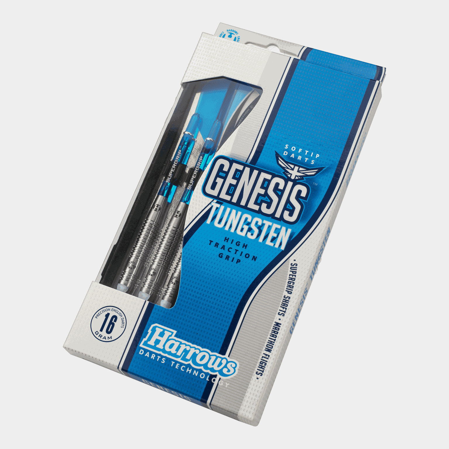Dart Arrows Softtip Genesis Tungsten, dartstikat - full image 1