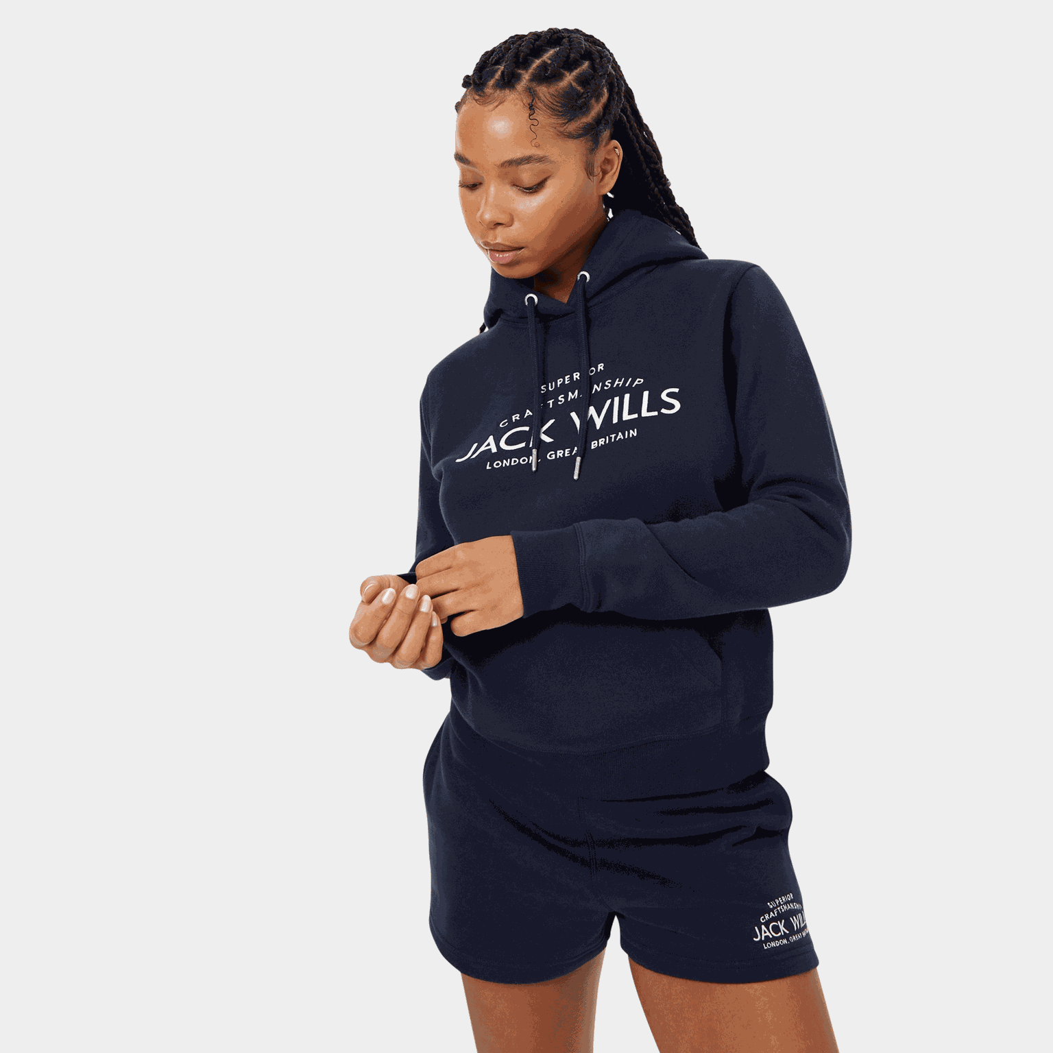 Hunston Graphic Logo Hoodie, naisten huppari - full image 1