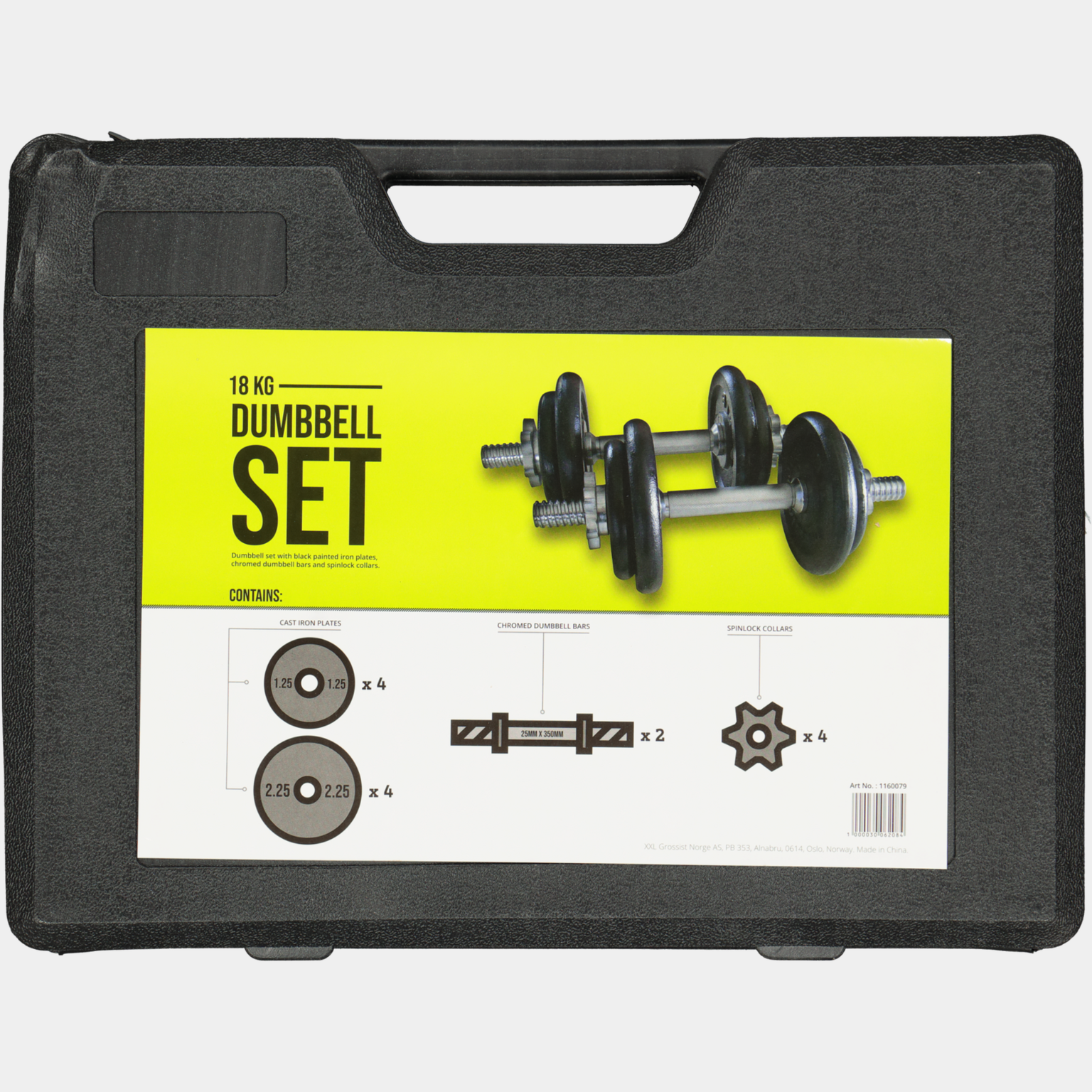 Weightcase 18kg, käsipainosarja - full image 3