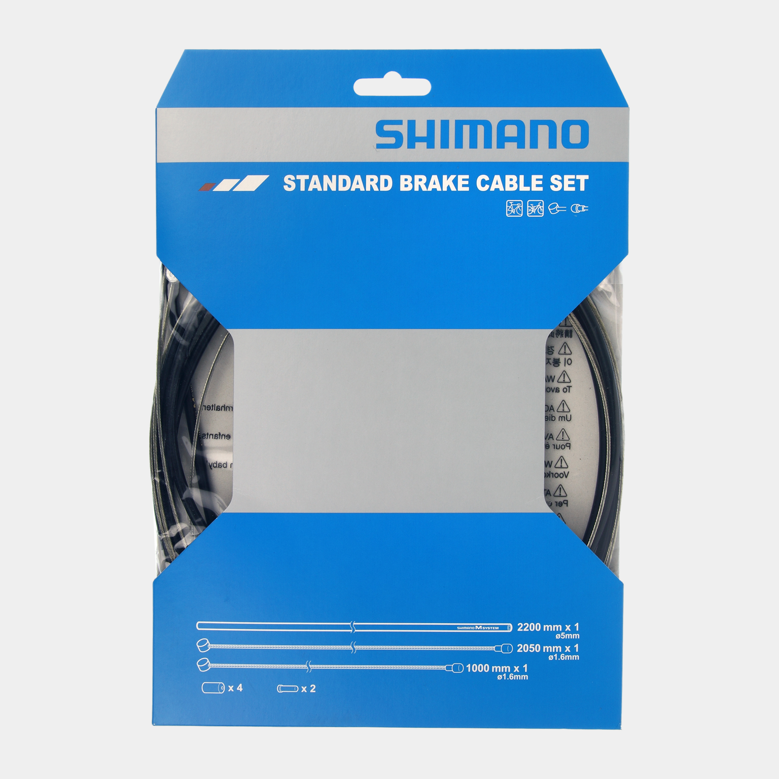 Wireset brakes MTB Standard, maastopyörän vaijerisetti - full image 3