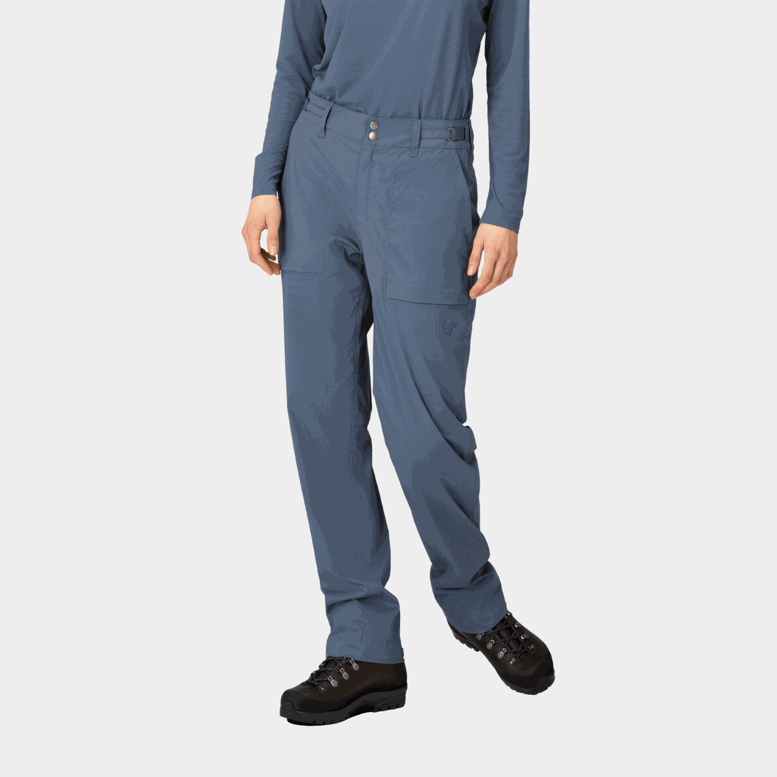 femund light cotton Pants, naisten vaellushousut - full image 3