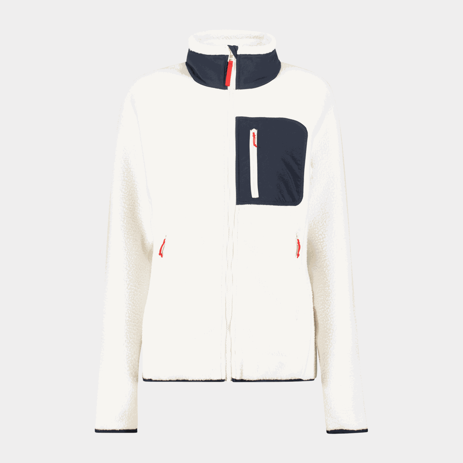 IMPERIAL PILE BLOCK JACKET, Naisten fleecetakki - full image 1