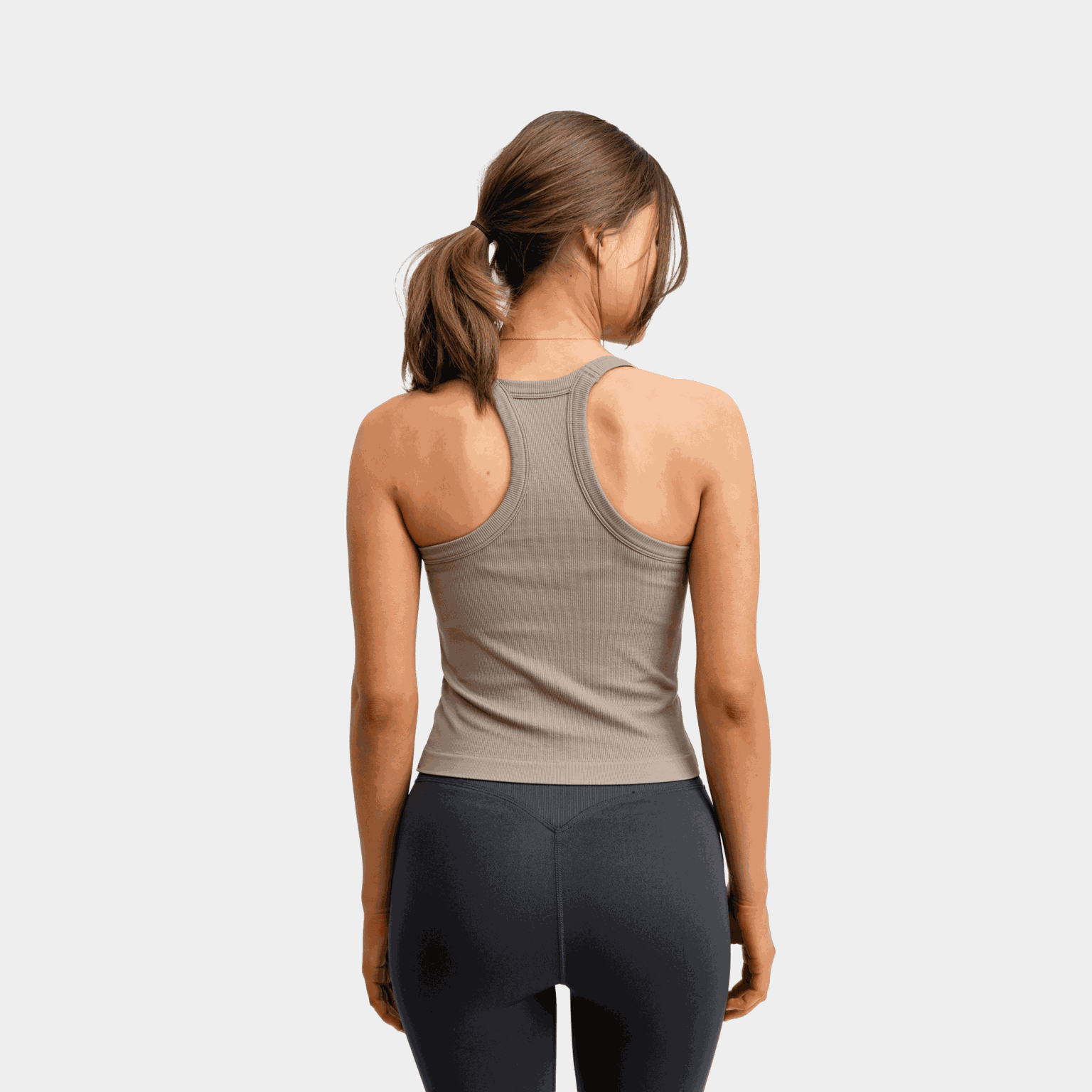 Ribbed sports tank top, naisten treenitoppi - full image 2