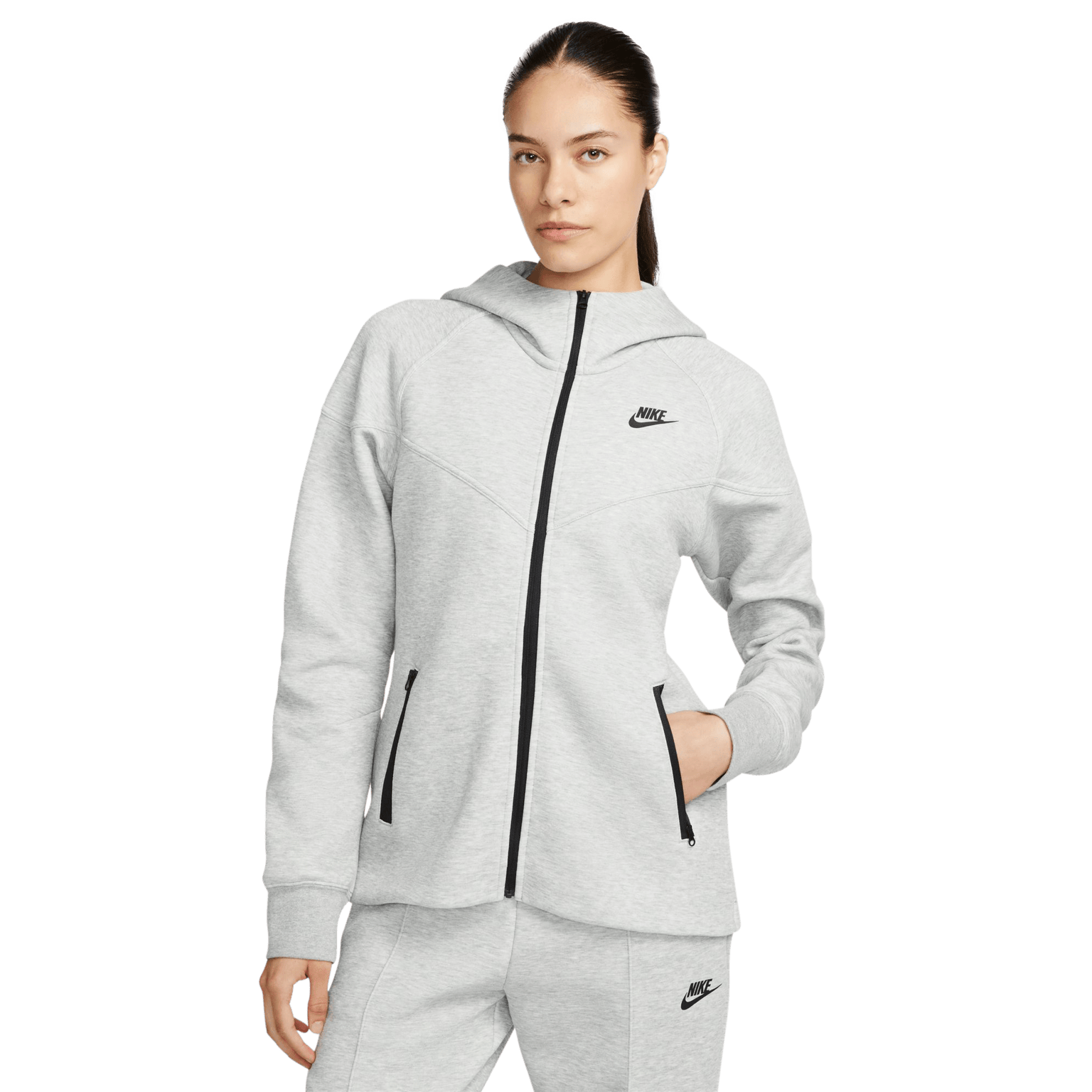 Женская худи Nike Nsw Tch Flc Wr Fz Hdy
