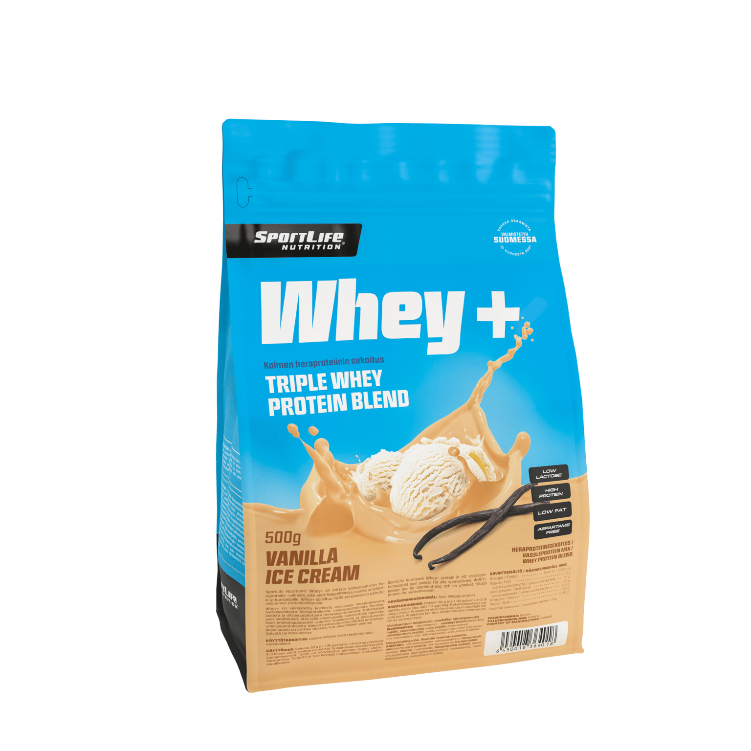 SportLife Nutrition Whey+ 500г, протеиновый порошок
