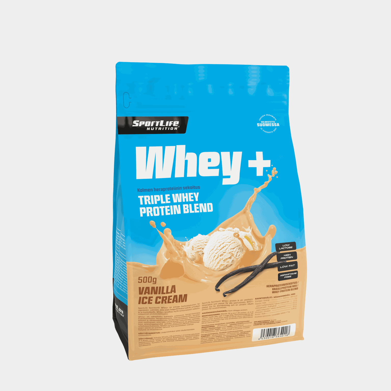 Whey+ 500g, proteiinijauhe - full image 1