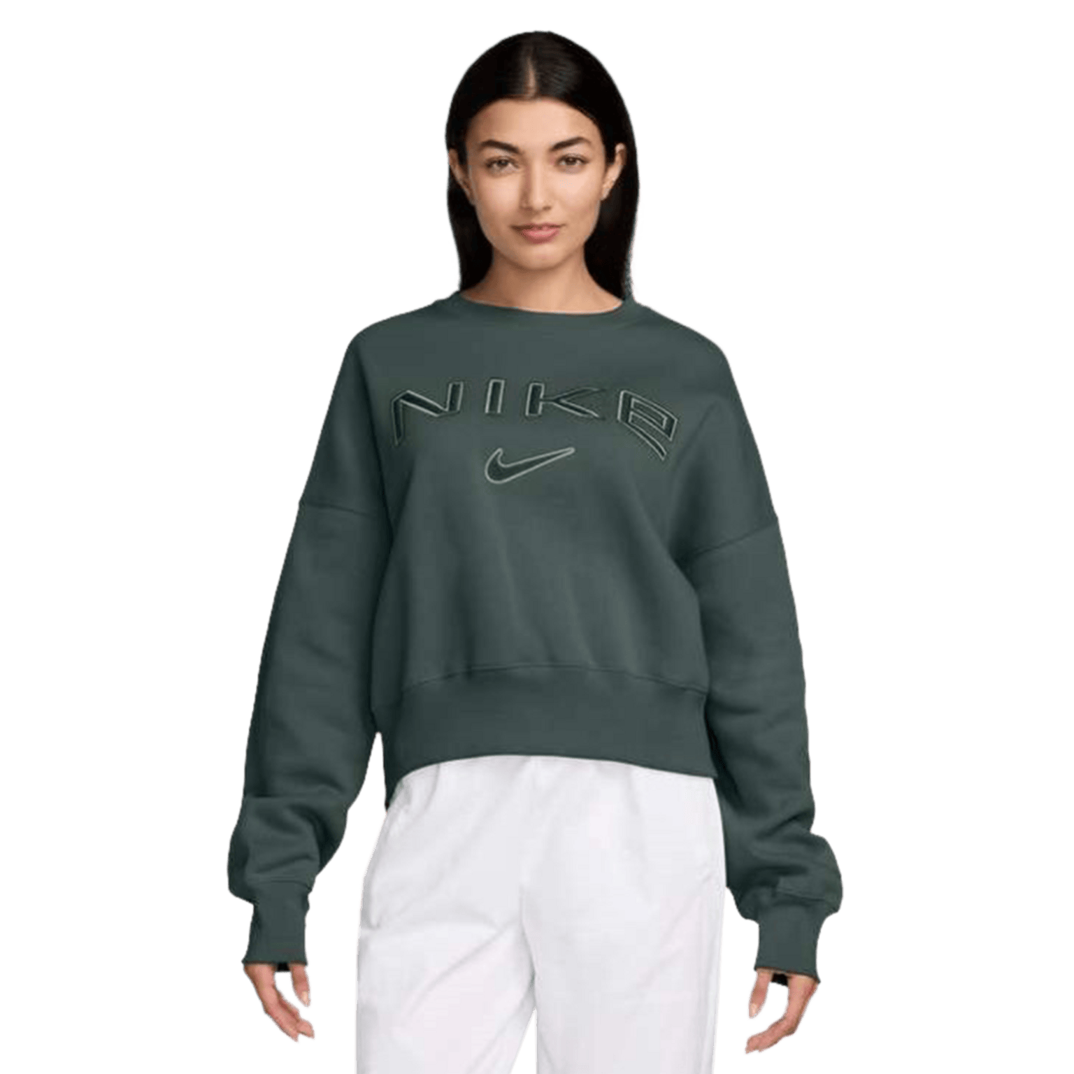Женская рубашка с логотипом Nike Nsw Phnx Flc Oos