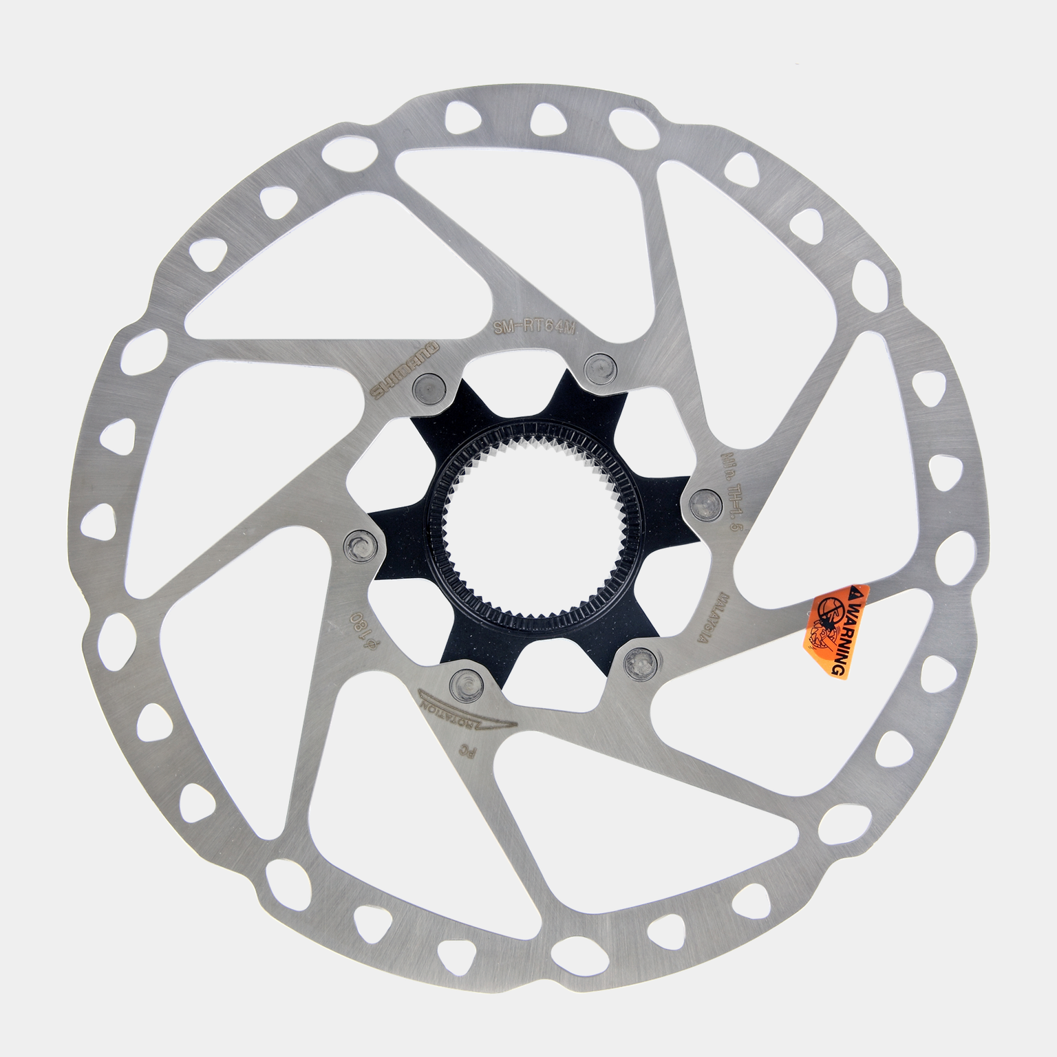 Discbrake rotor Deore 180 mm centerlock SM-RT64, jarrulevy - full image 1