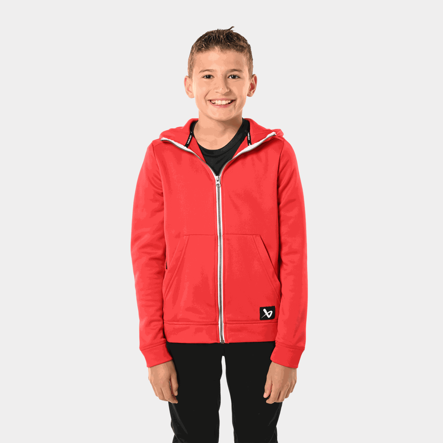 S23 Team Fleece Zip Hoodie 25/26, nuorten huppari - full image 1