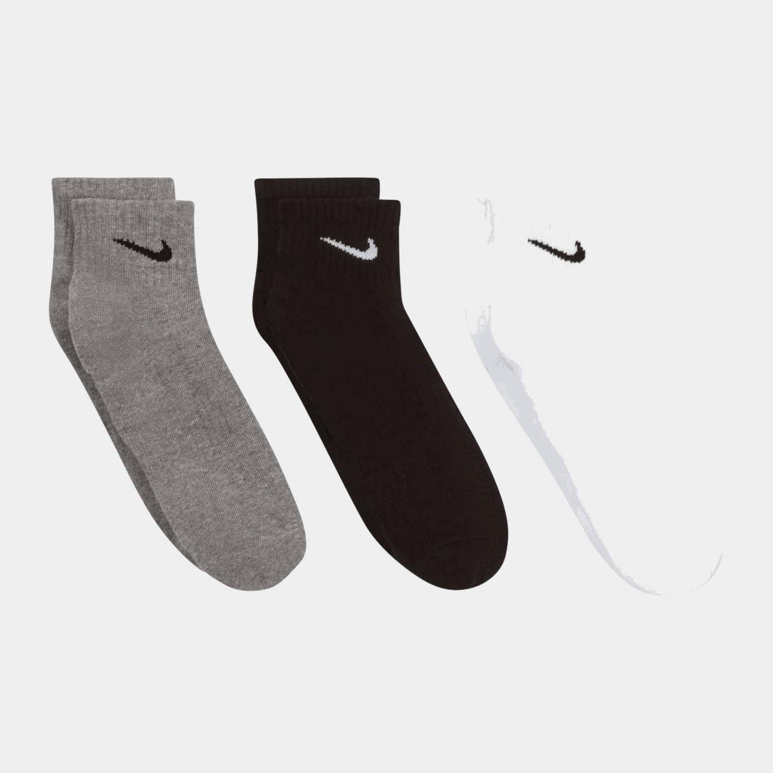 3PK Quarter Socks, miesten sukat - full image 3