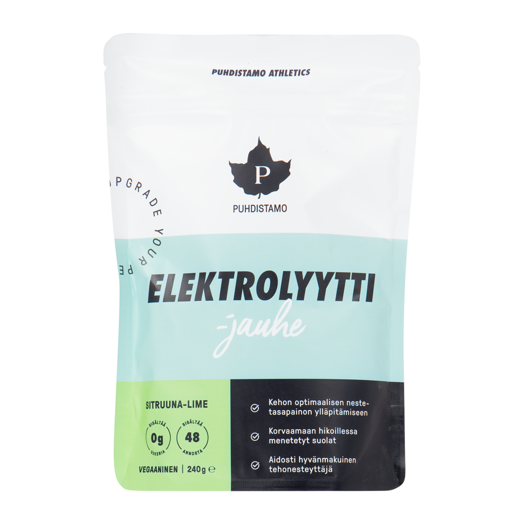 Pudishtamo Elektrolytpulver - Citron Lime 240г, электролитный порошок