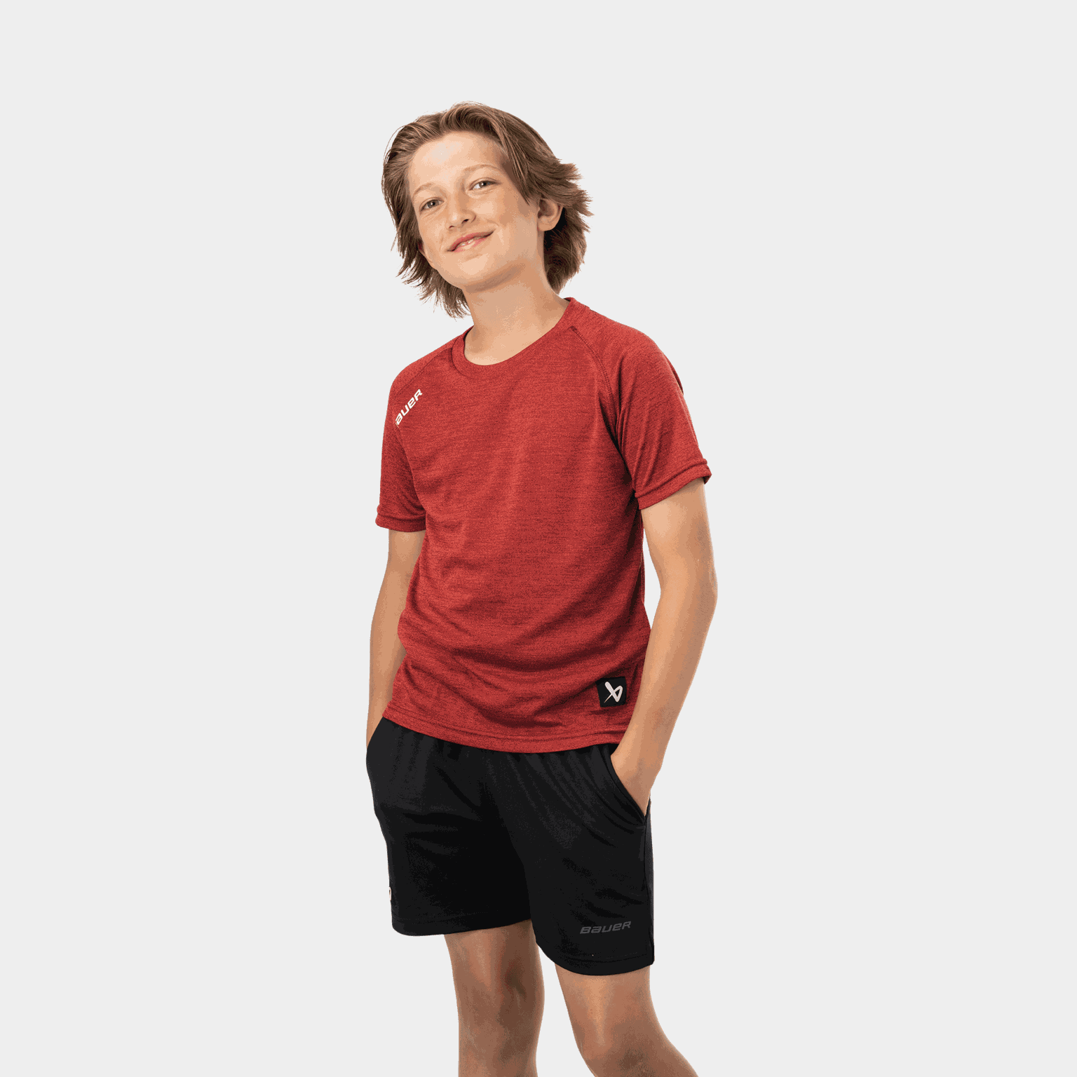 S24 Team Short Sleeve Tech Tee 26/27, lasten treenipaita - full image 2