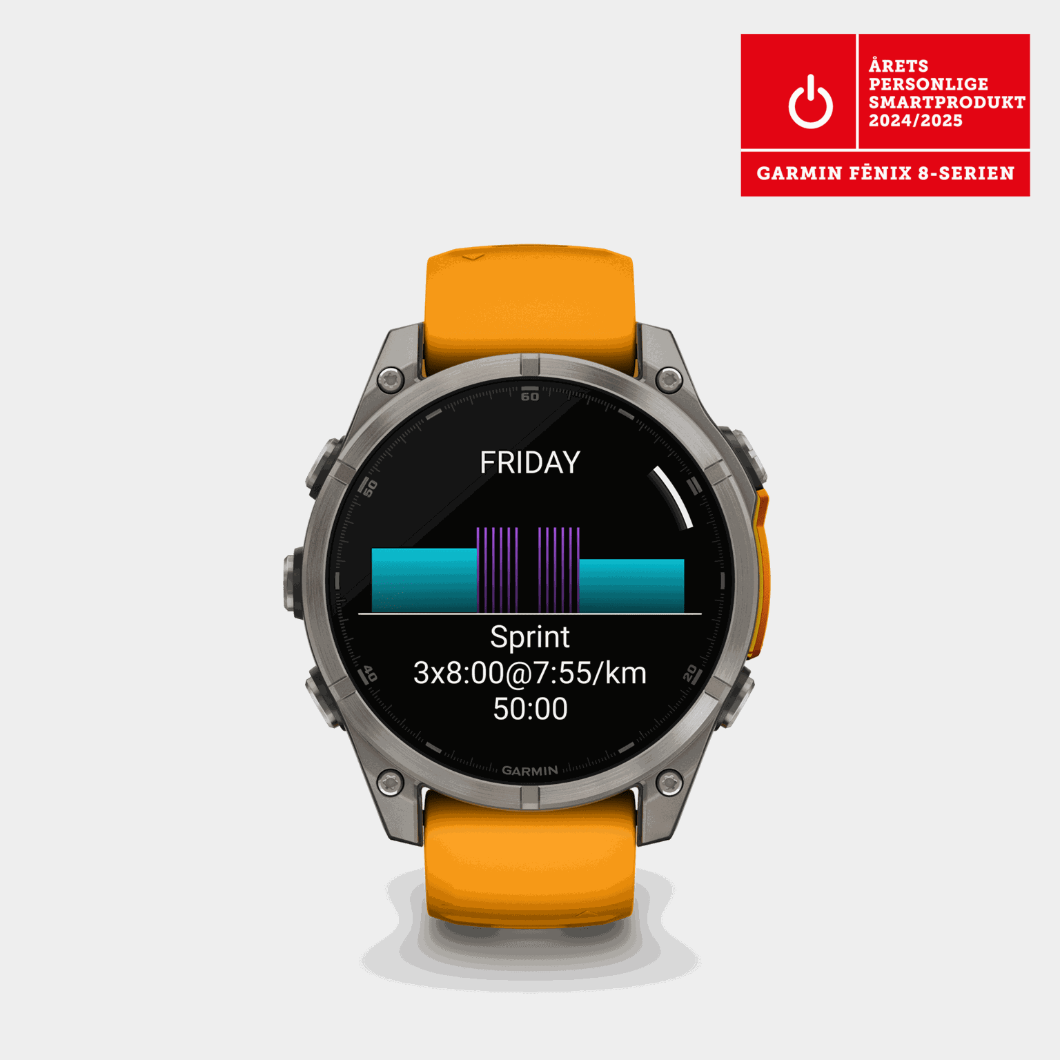 fenix 8 – 47 mm, AMOLED, Sapphire, Titanium, älykello - full image 1