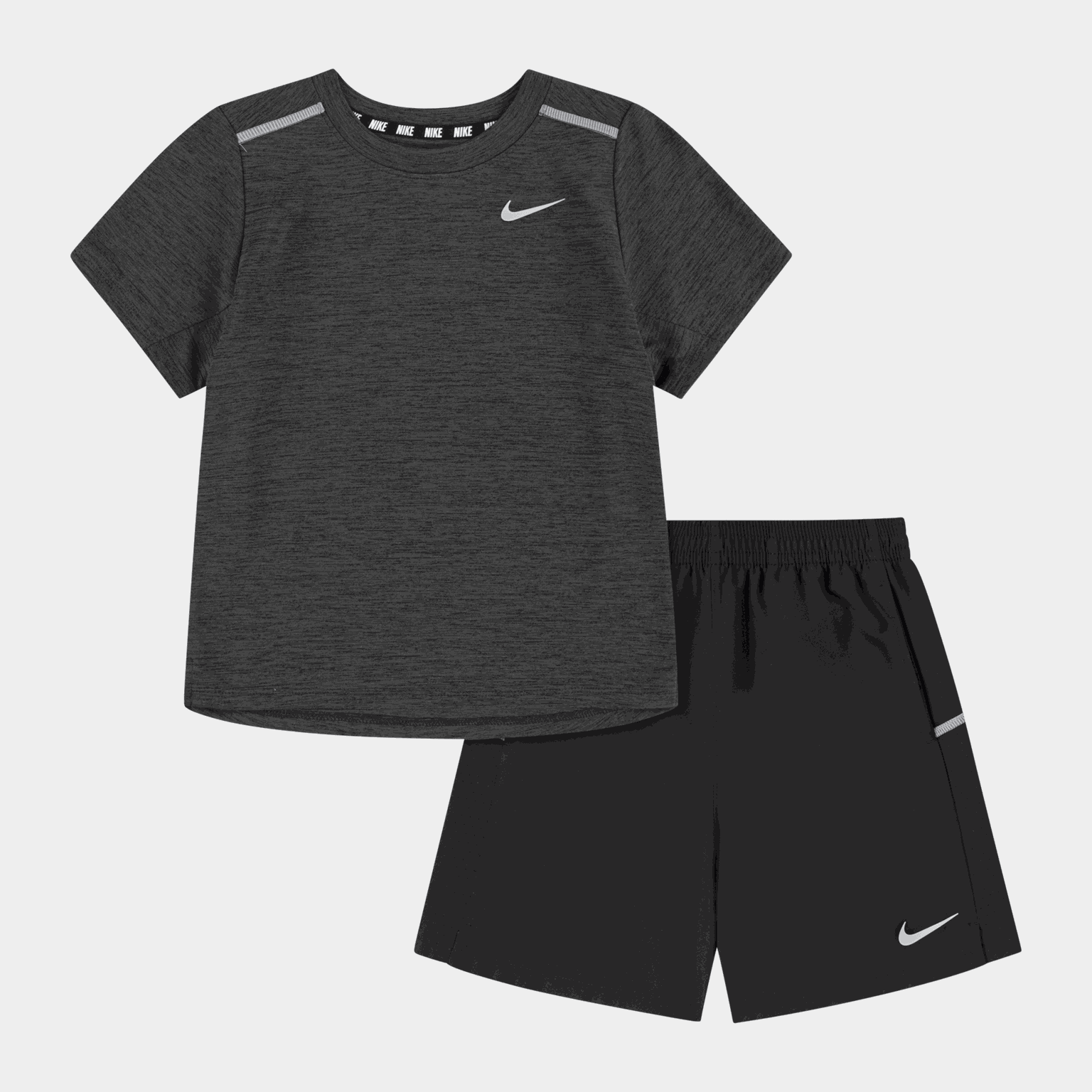 NKB NK DF MILER SS TOP SHORT, lasten, nuorten t-paita ja shortsit - full image 1