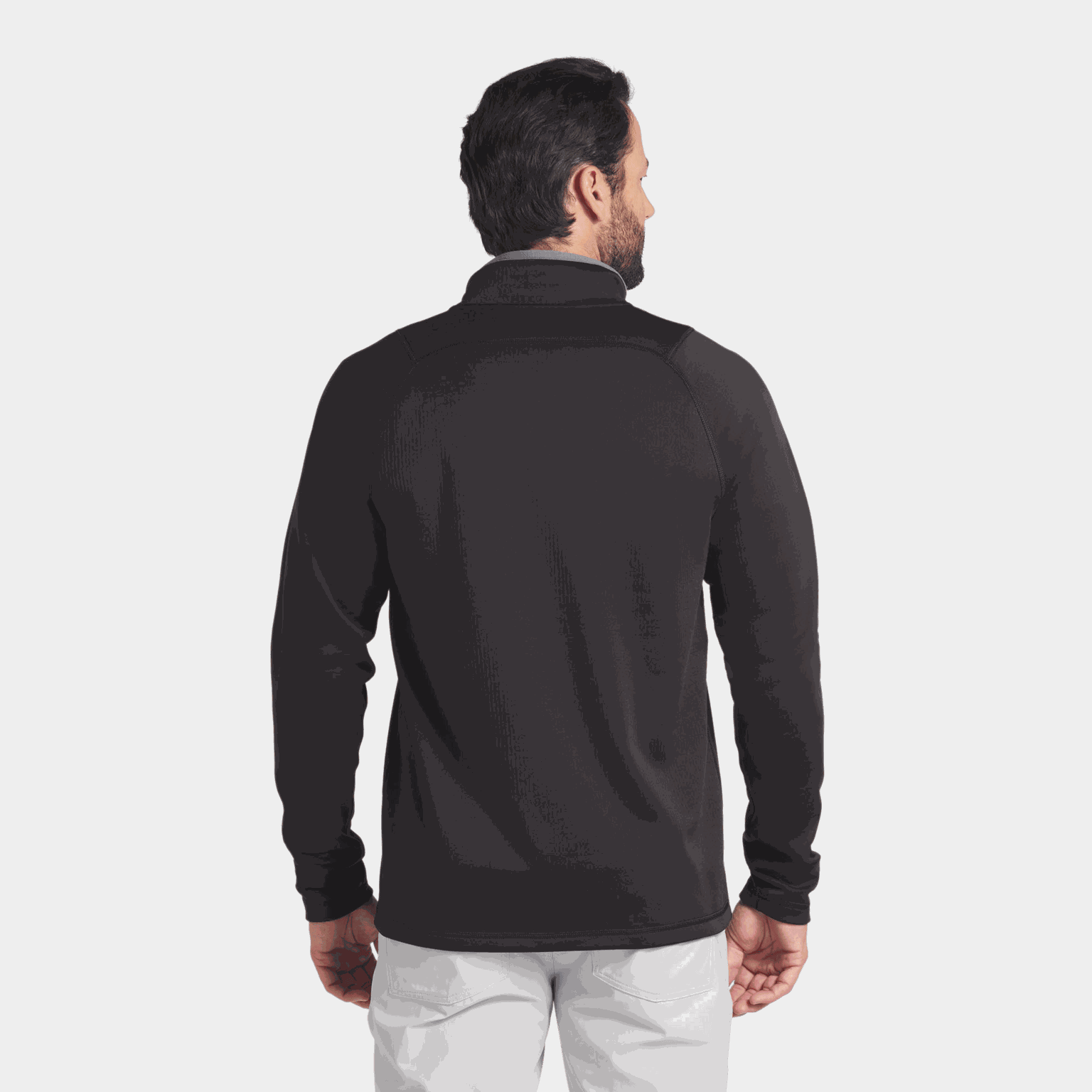 Waffle Fleece 1/4 Zip, miesten golfpaita - full image 2