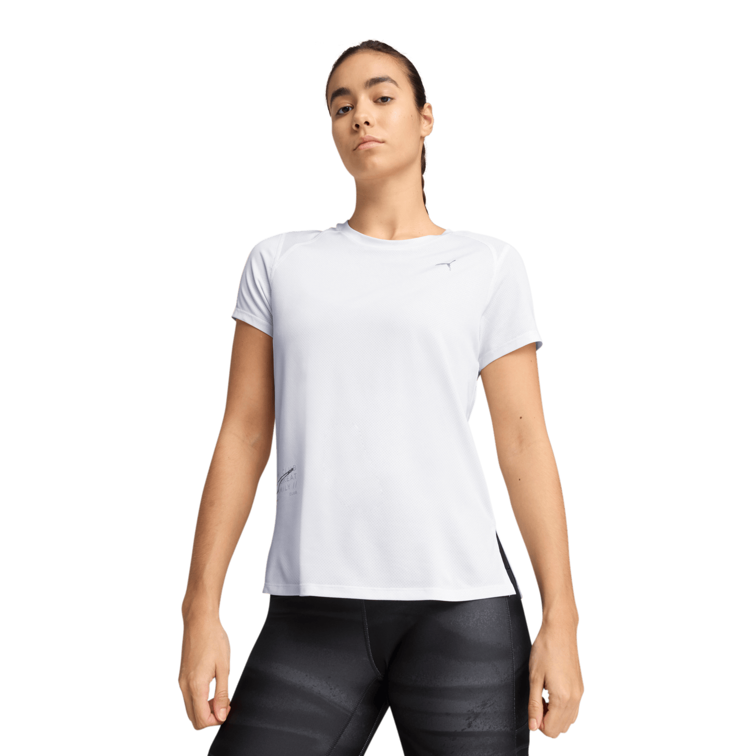 Puma RUN GRAPHIC MESH TEE?, женская тренировочная рубашка