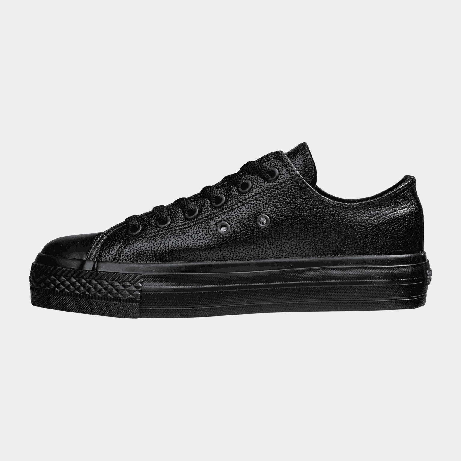 Leather Look Low Trainer, naisten vapaa-ajan kengät - full image 2